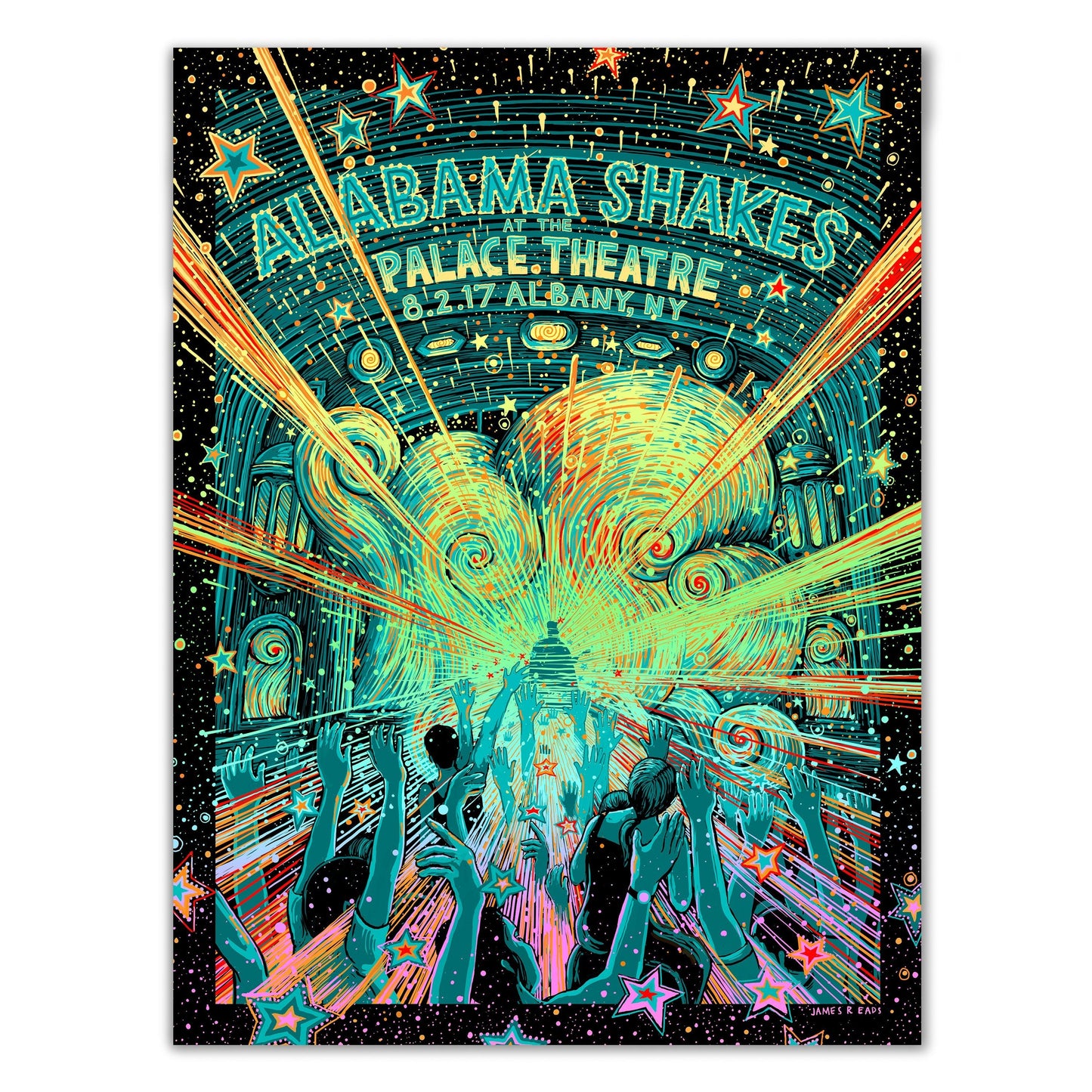Alabama Shakes Albany (AP Edition of 36) Print James R. Eads
