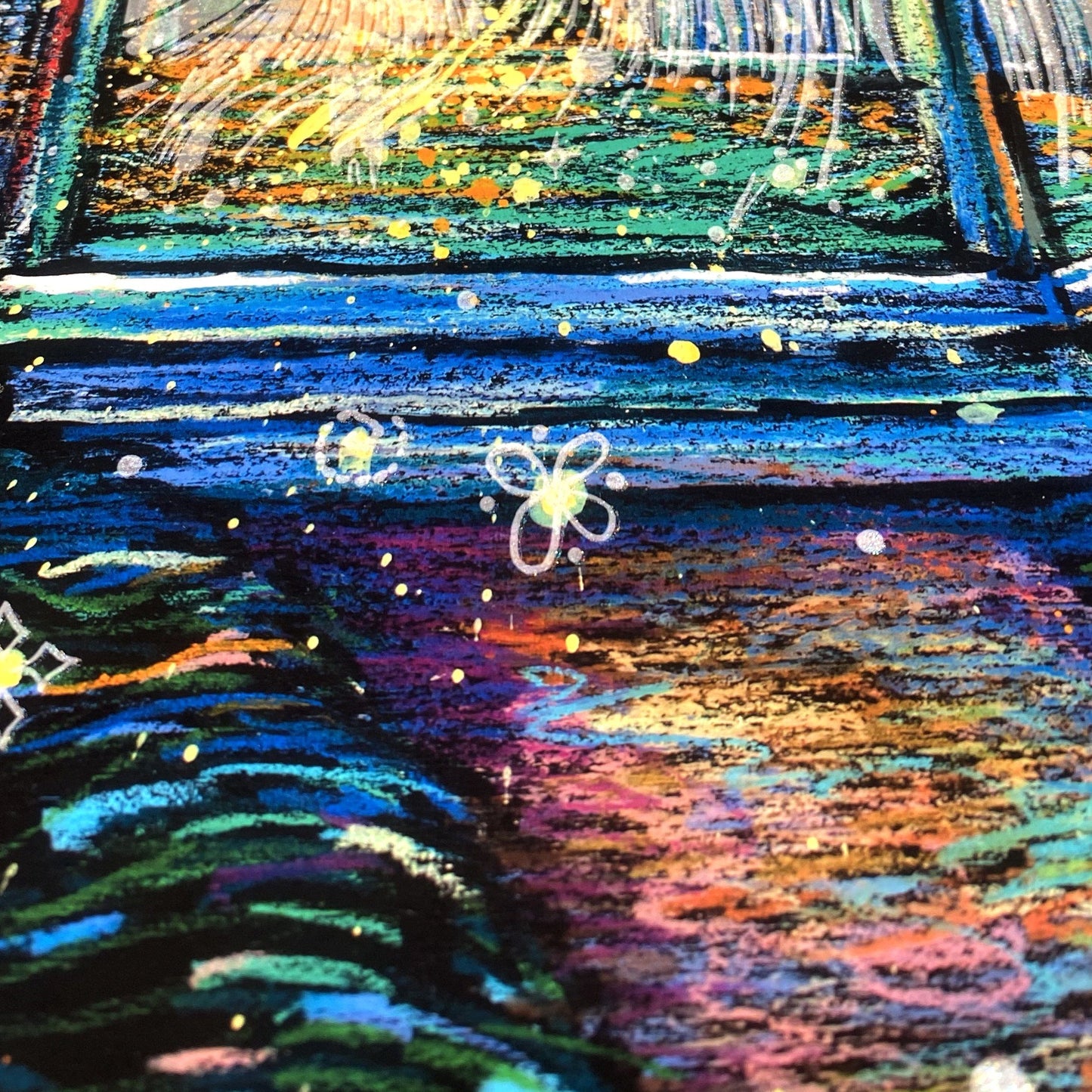An Ode to Summer Lost (Elaborate Gold Edition of 22) Print James R. Eads