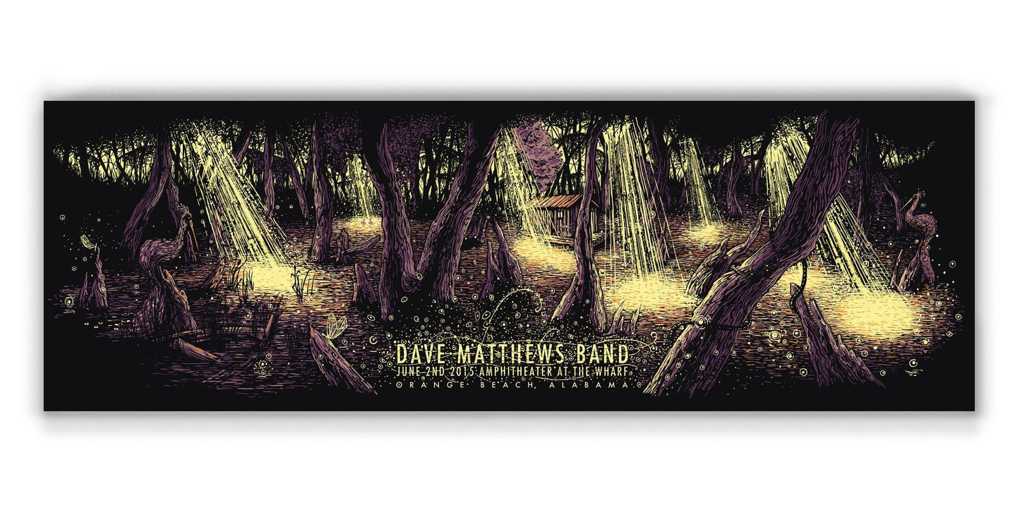 Dave Matthews Band Orange Beach, AL (AP Edition of 80) Print James R. Eads