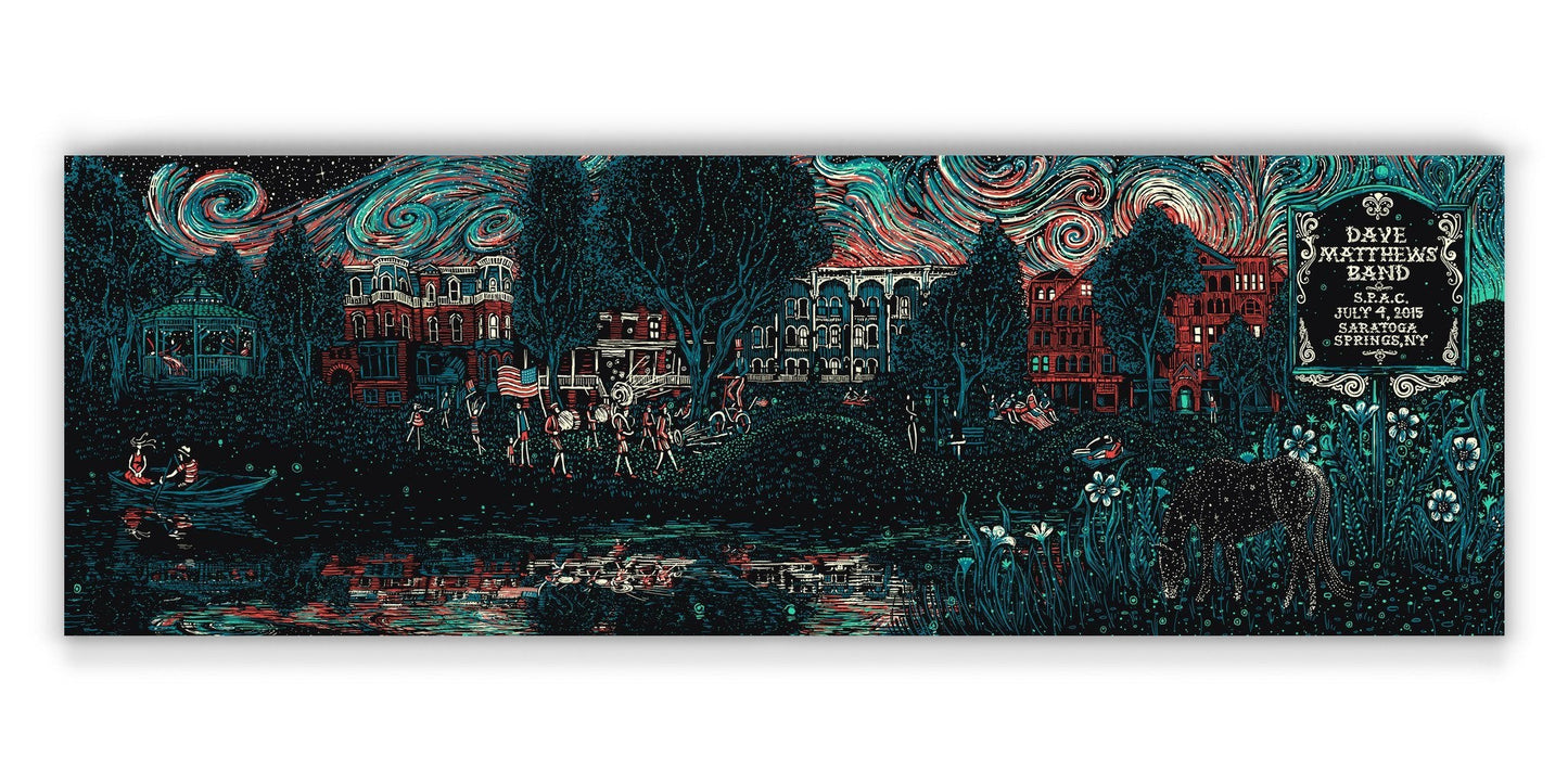 Dave Matthews Band Saratoga Springs, NY (AP Edition of 80) Print James R. Eads