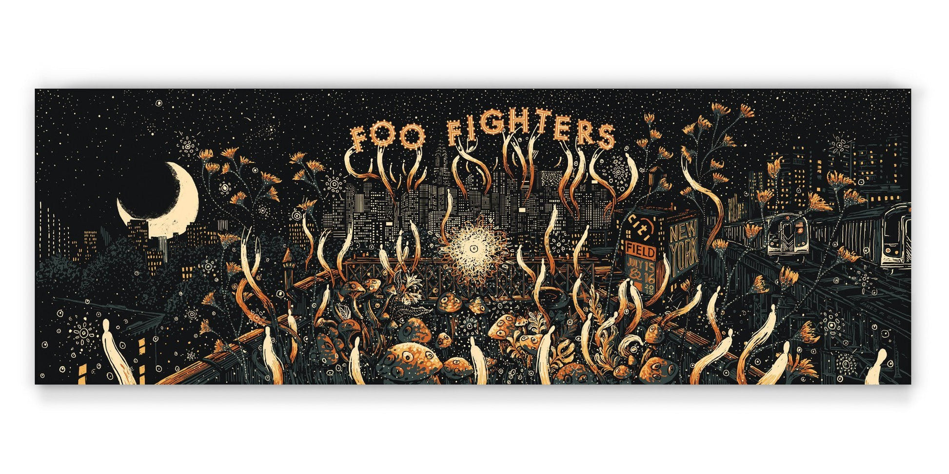 Foo Fighters NYC Moon Variant (AP Edition of 40) Print James R. Eads