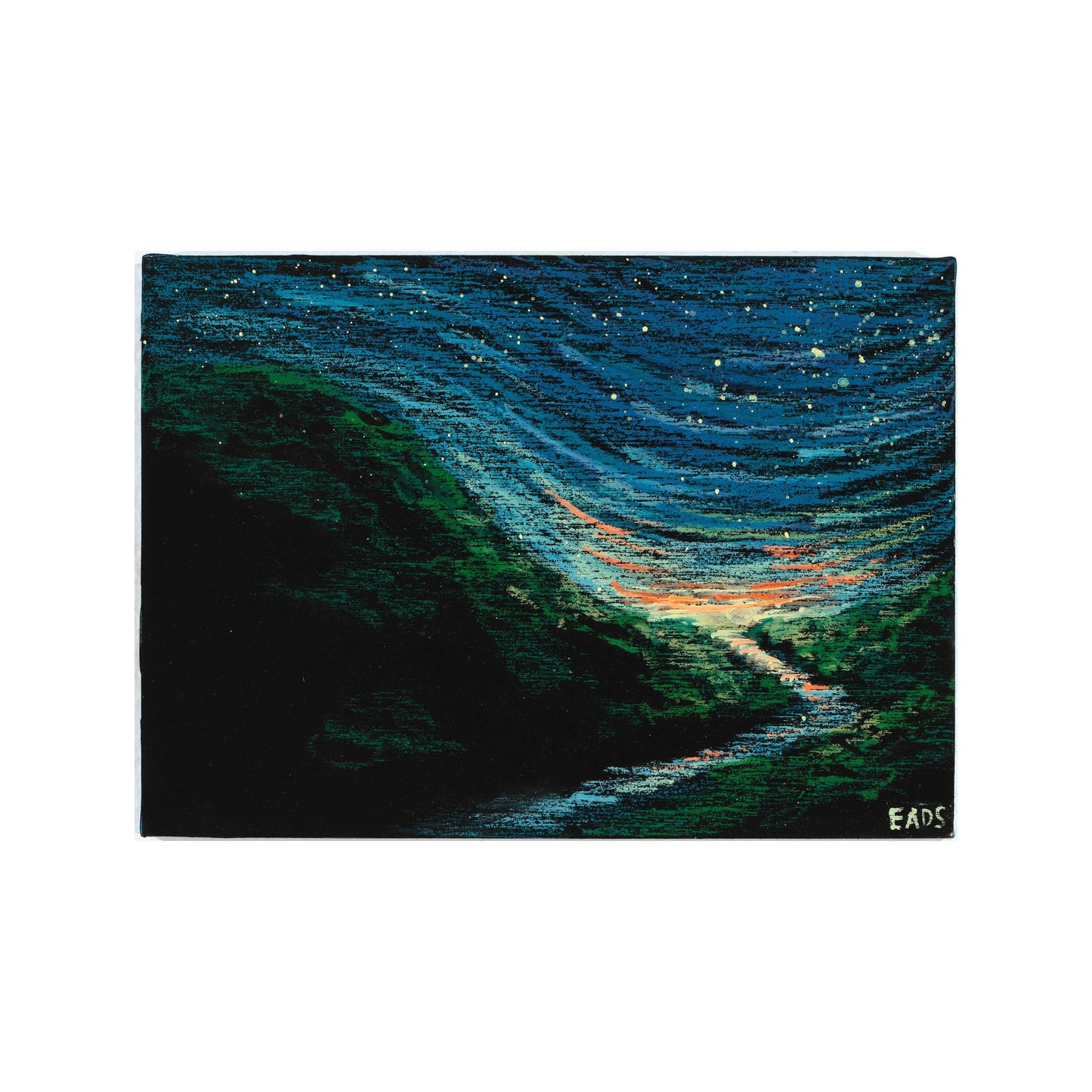 Hahamongna Sunset (Original) James R. Eads