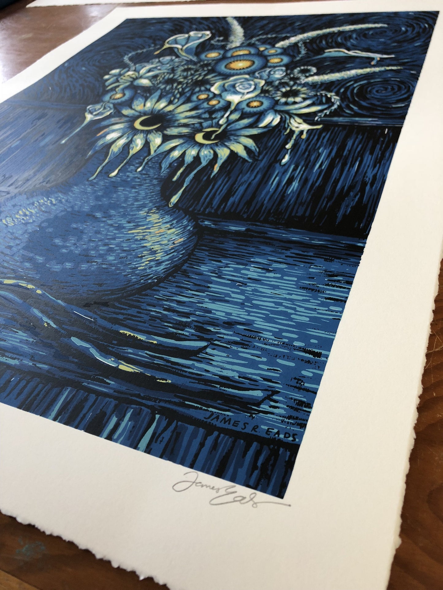 Moonflowers for Time Travelers (MP) Print James R. Eads