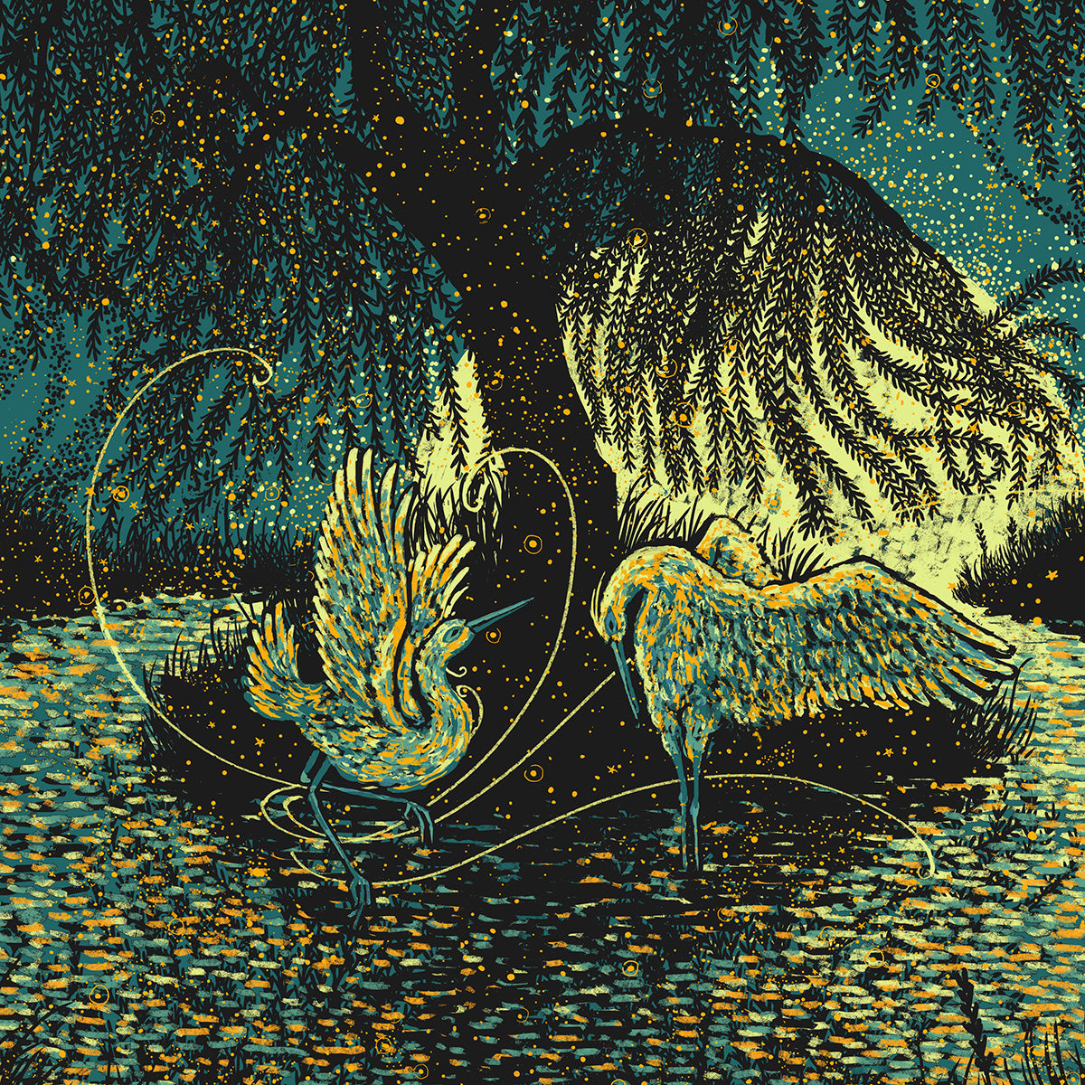 Nickel Creek with Josh Ritter (AP Print)