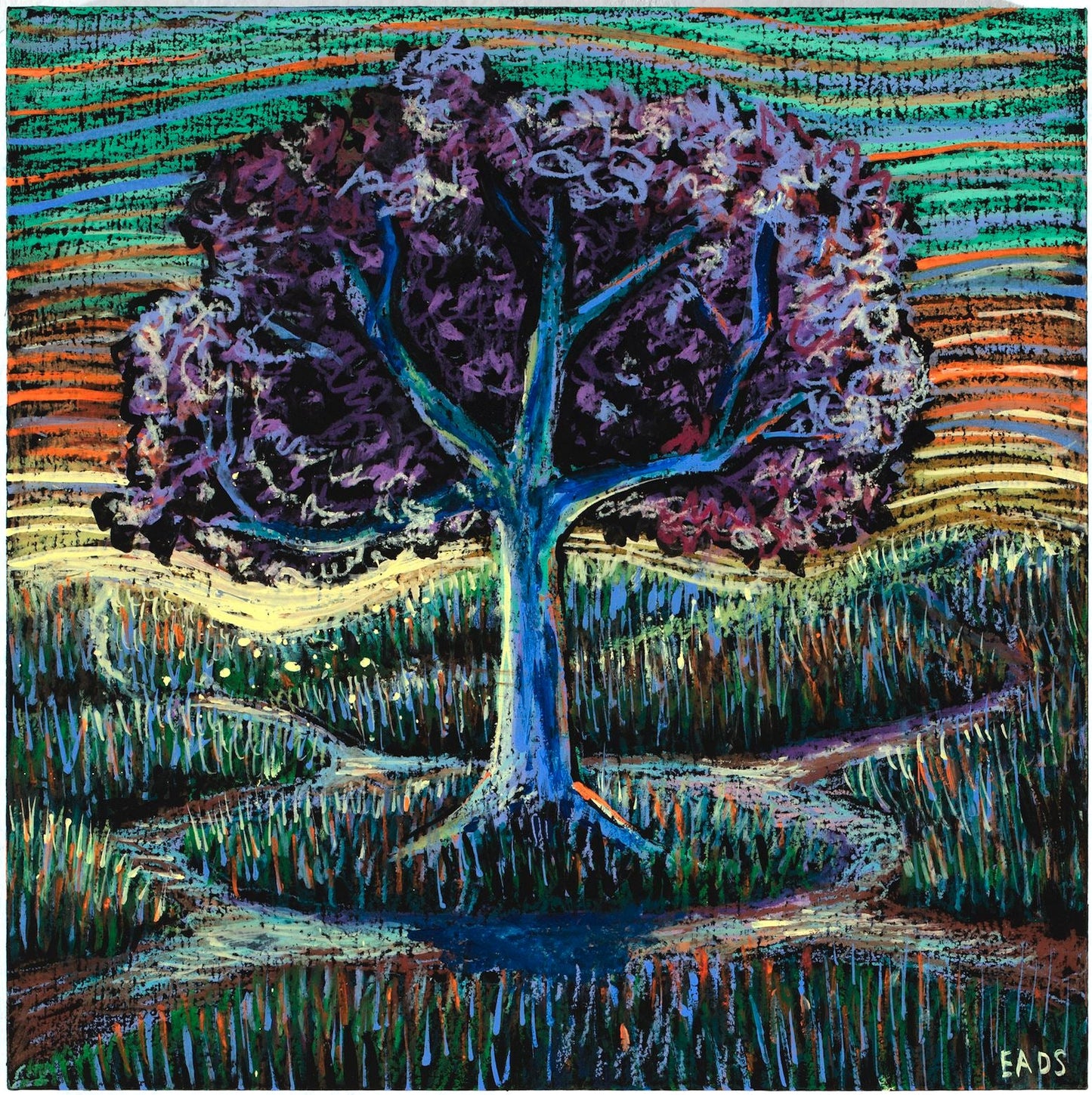 Path to the Jacaranda (Original) James R. Eads