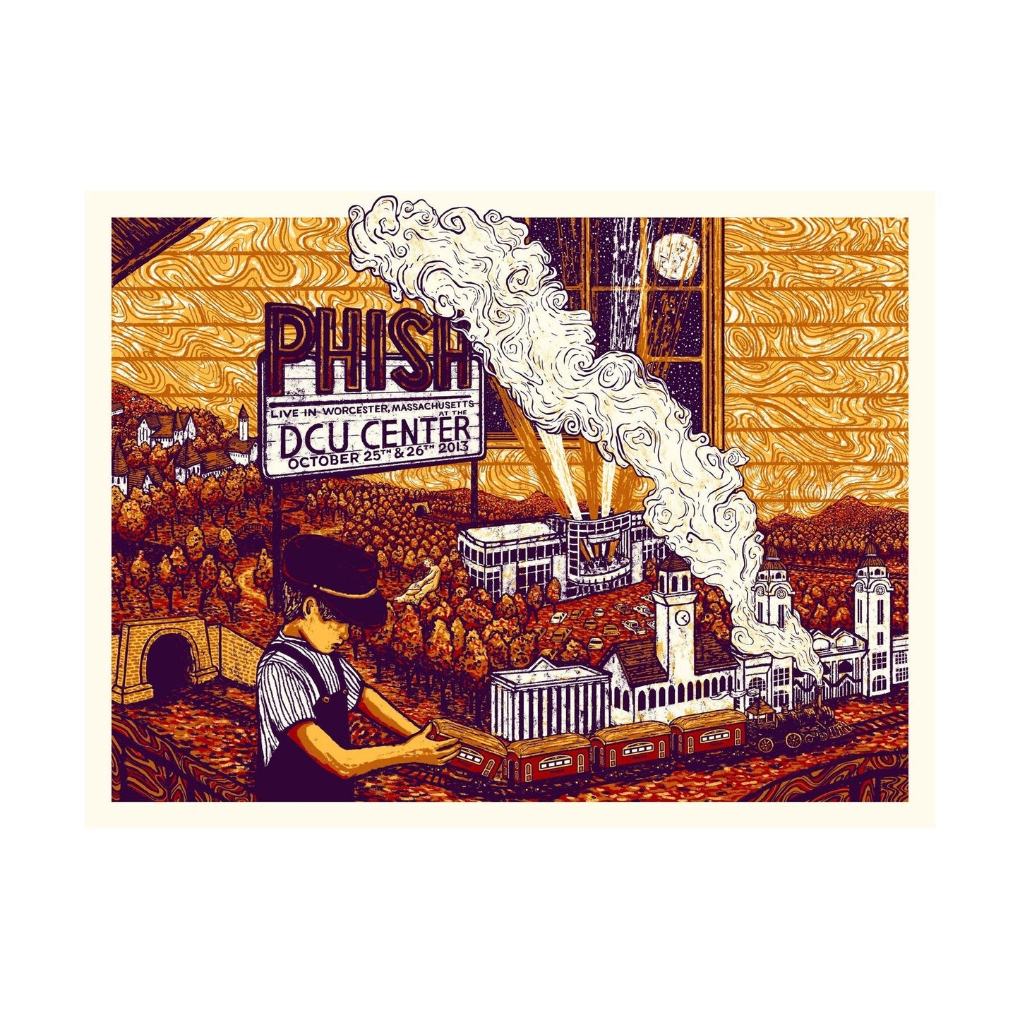 Phish Worchester, MA 2013 (Edition of 700) Print James R. Eads