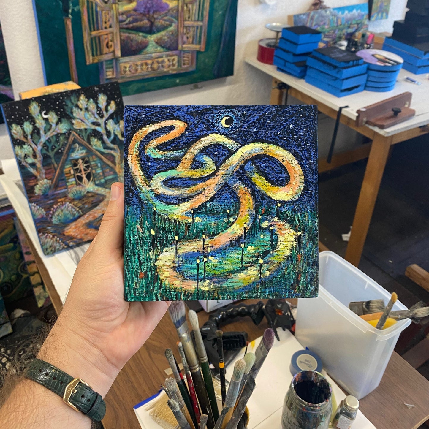 Pocket Worlds (Set of 4 Prints) Print James R. Eads