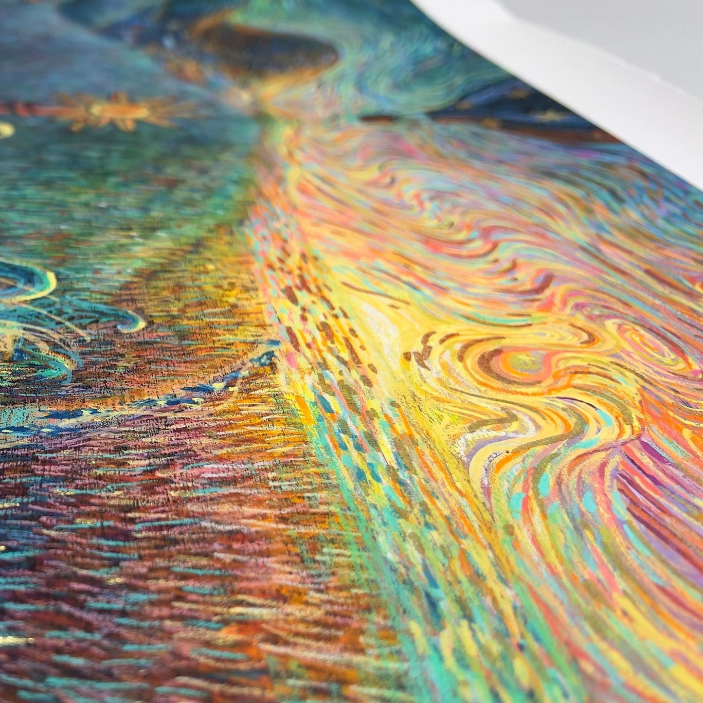 The Parade (Goldleaf Variant Edition of 33) Print James R. Eads