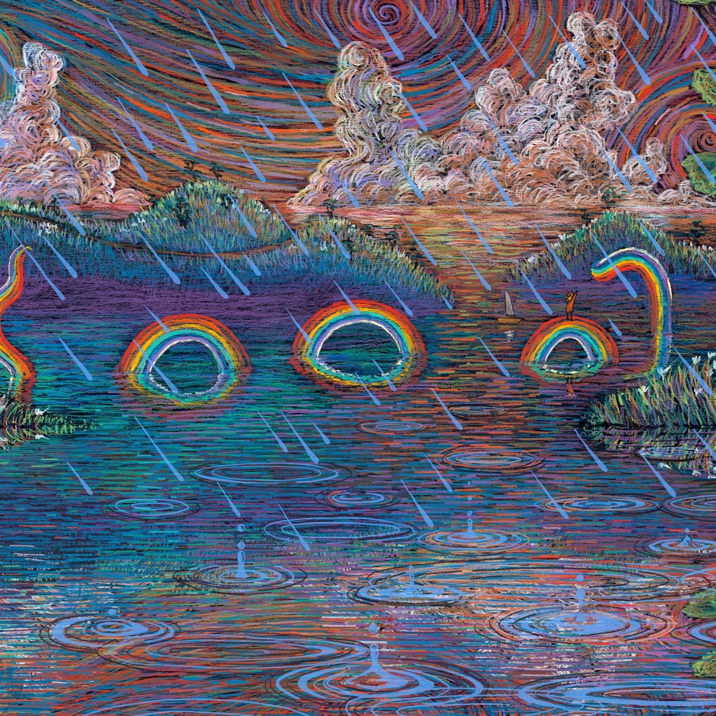 The Sun Visits The Rainbow Dragon... (Regular Edition of 150) Print James R. Eads