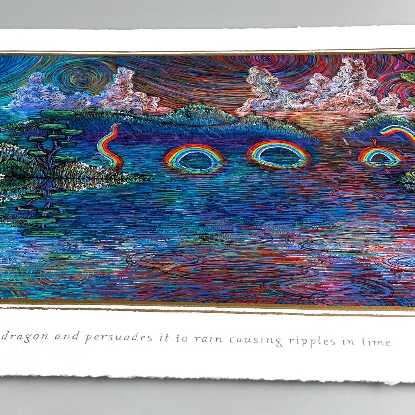 The Sun Visits The Rainbow Dragon... (Variant Edition of 75) Print James R. Eads