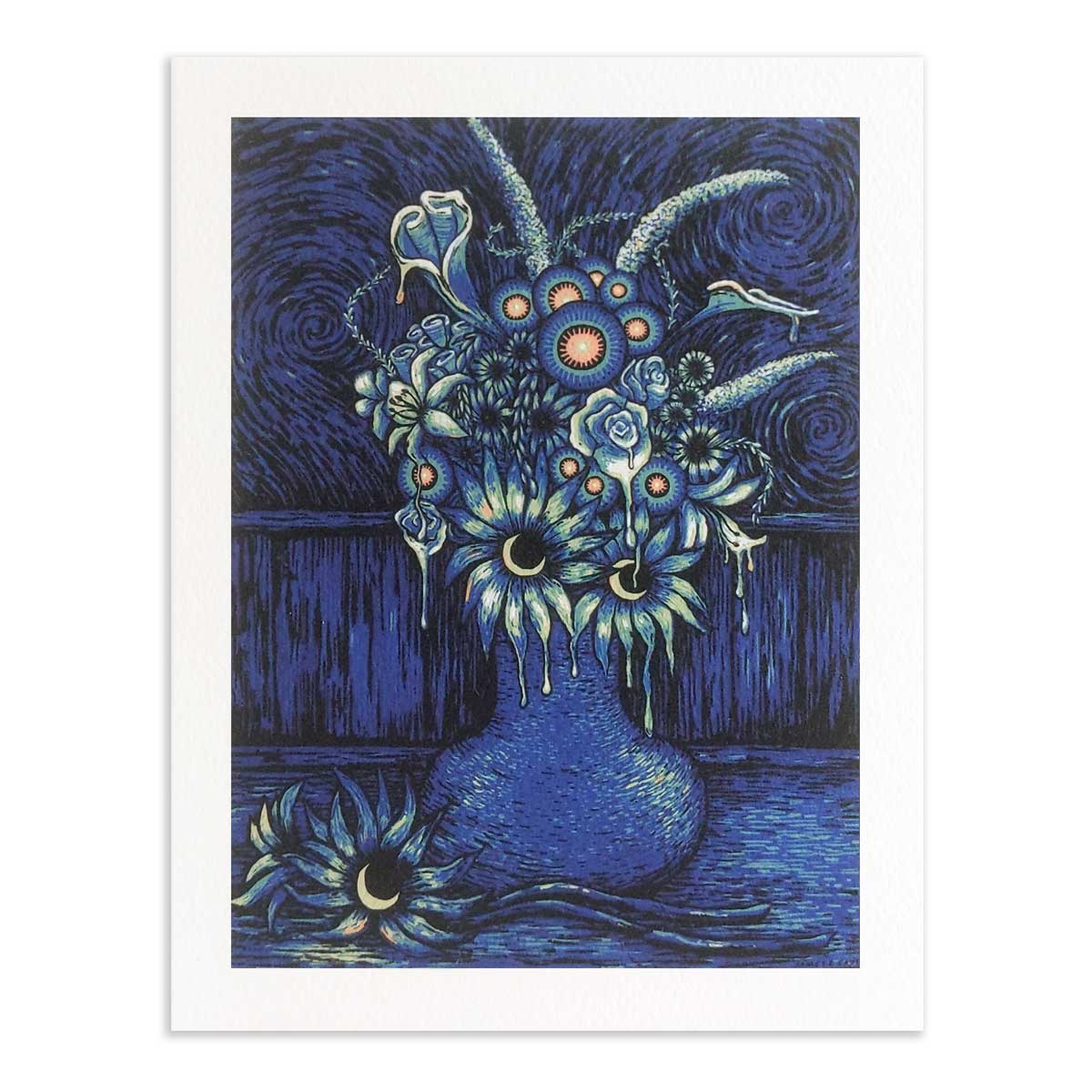 Moonflowers Greeting Card