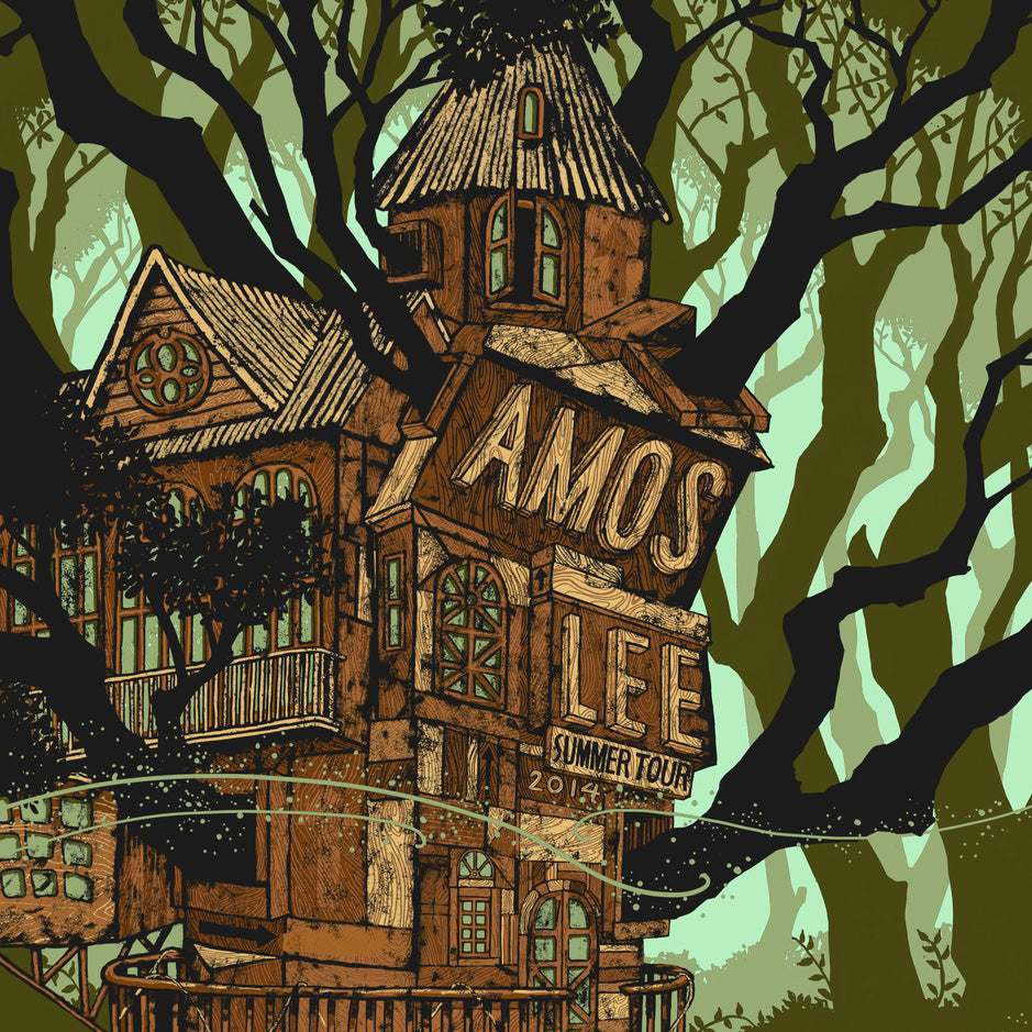 Amos Lee Summer Tour Poster (AP Print)