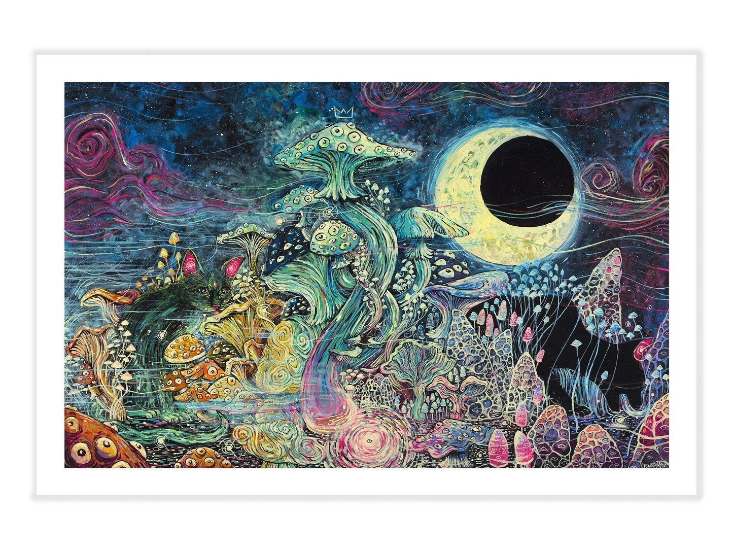 Big King Cap and His Kitty Cats (24" x 36" Edition of 25) James R. Eads