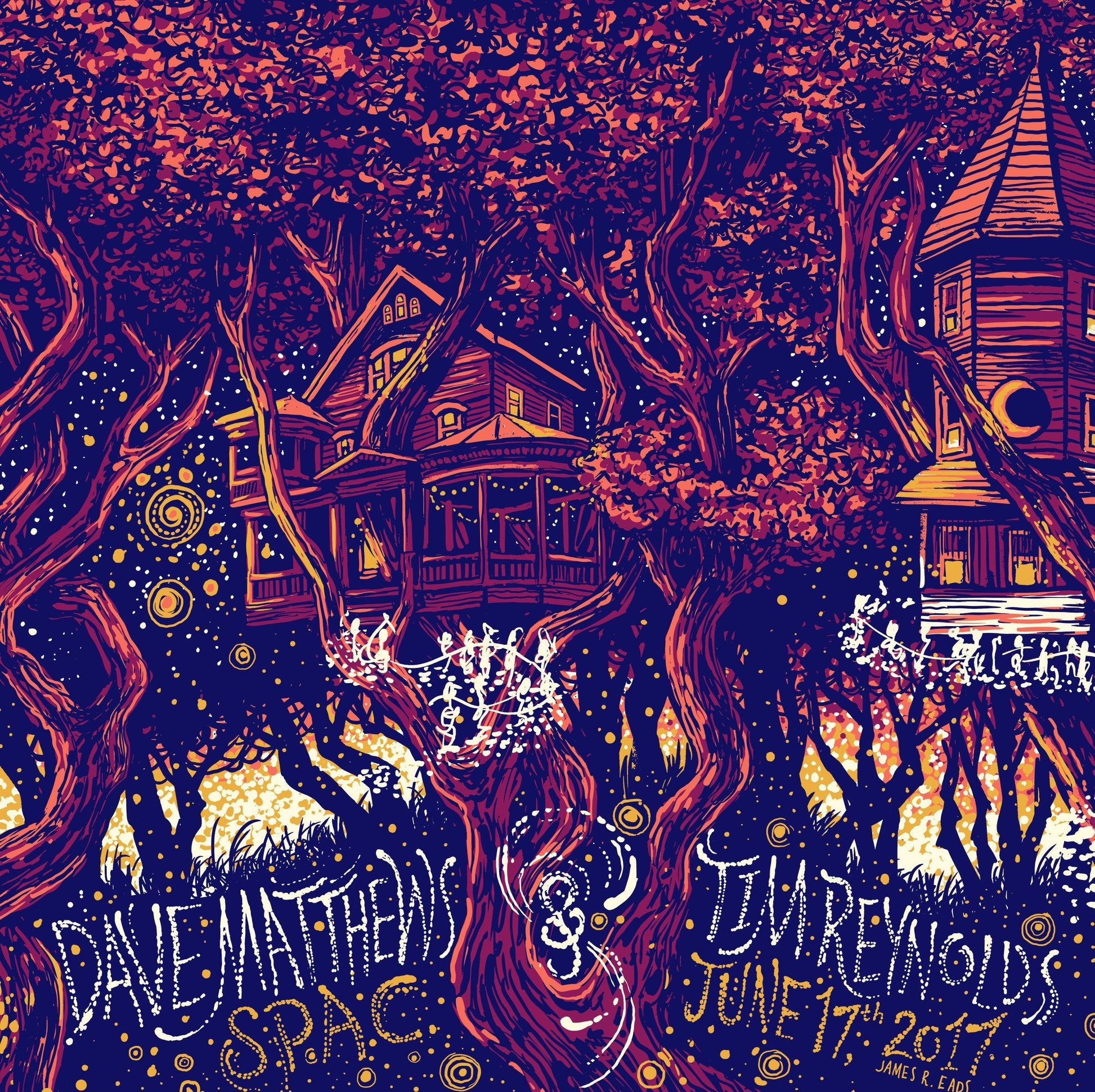 Dave and Tim SPAC Night 2 (AP Edition of 75) Print James R. Eads