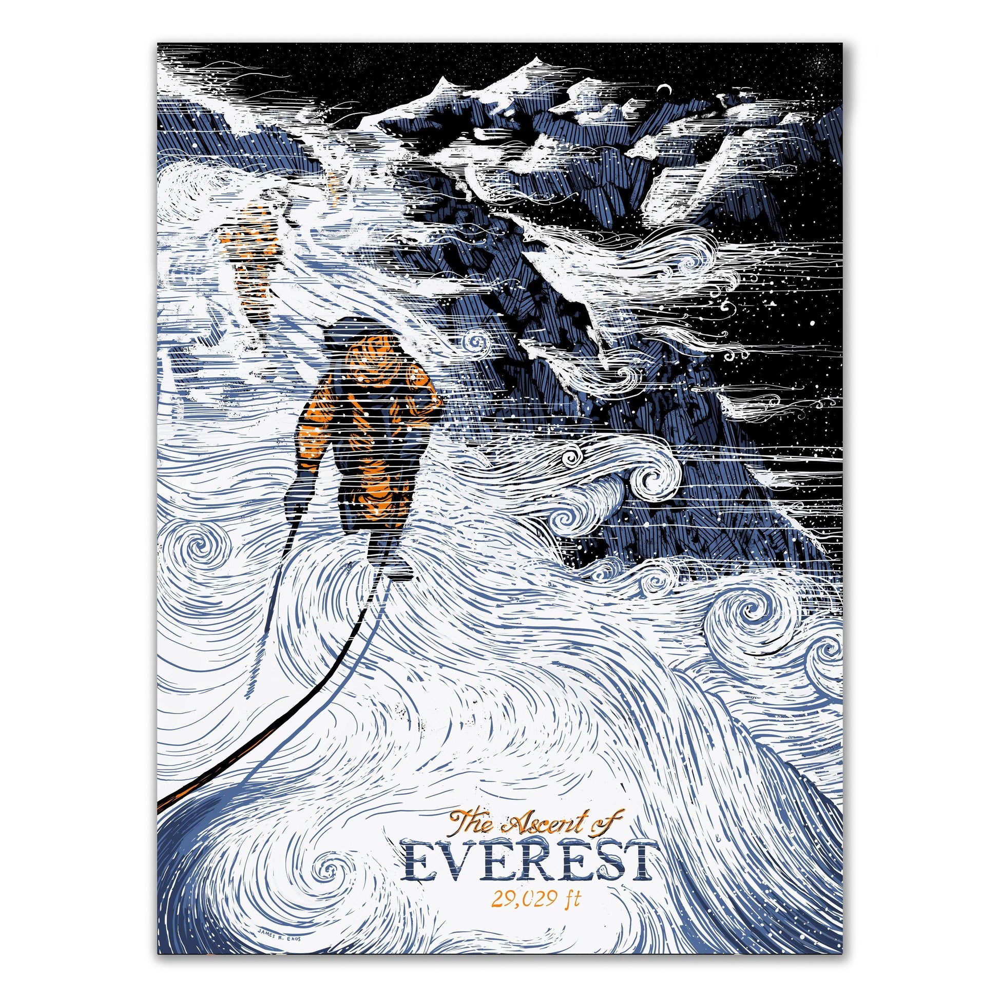 Everest (Artist Edition of 25) Print James R. Eads