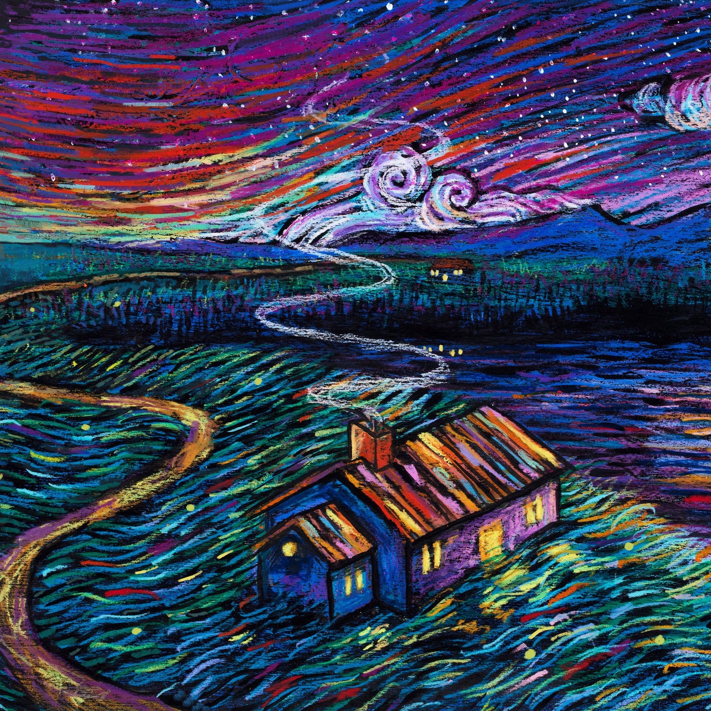 Hidden Moon Lake (Limited Edition of 150) Print James R. Eads