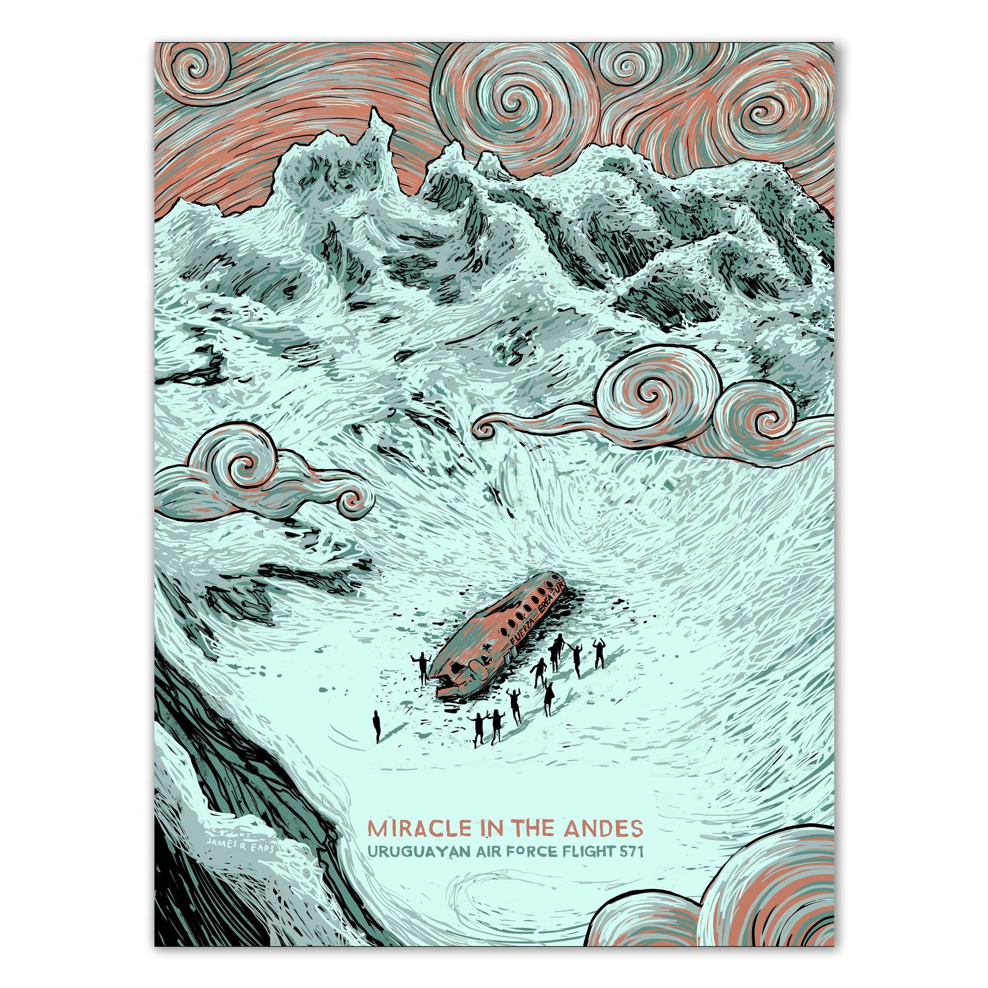 Miracle in the Andes (Artist Edition of 25) Print James R. Eads