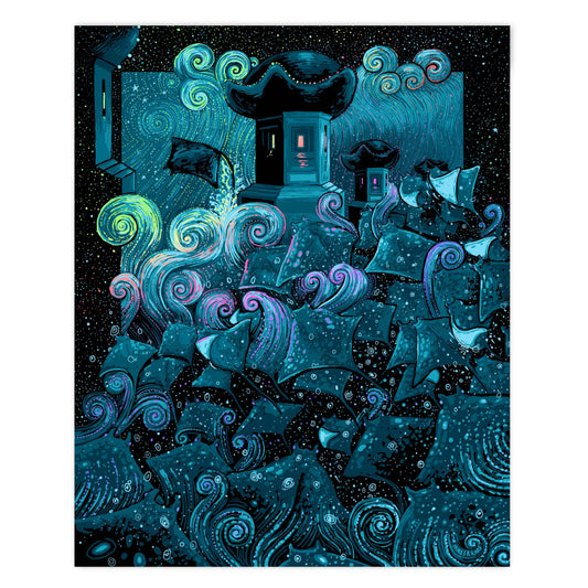 Mobulas in Dreamland (AP Edition of 20) Print James R. Eads