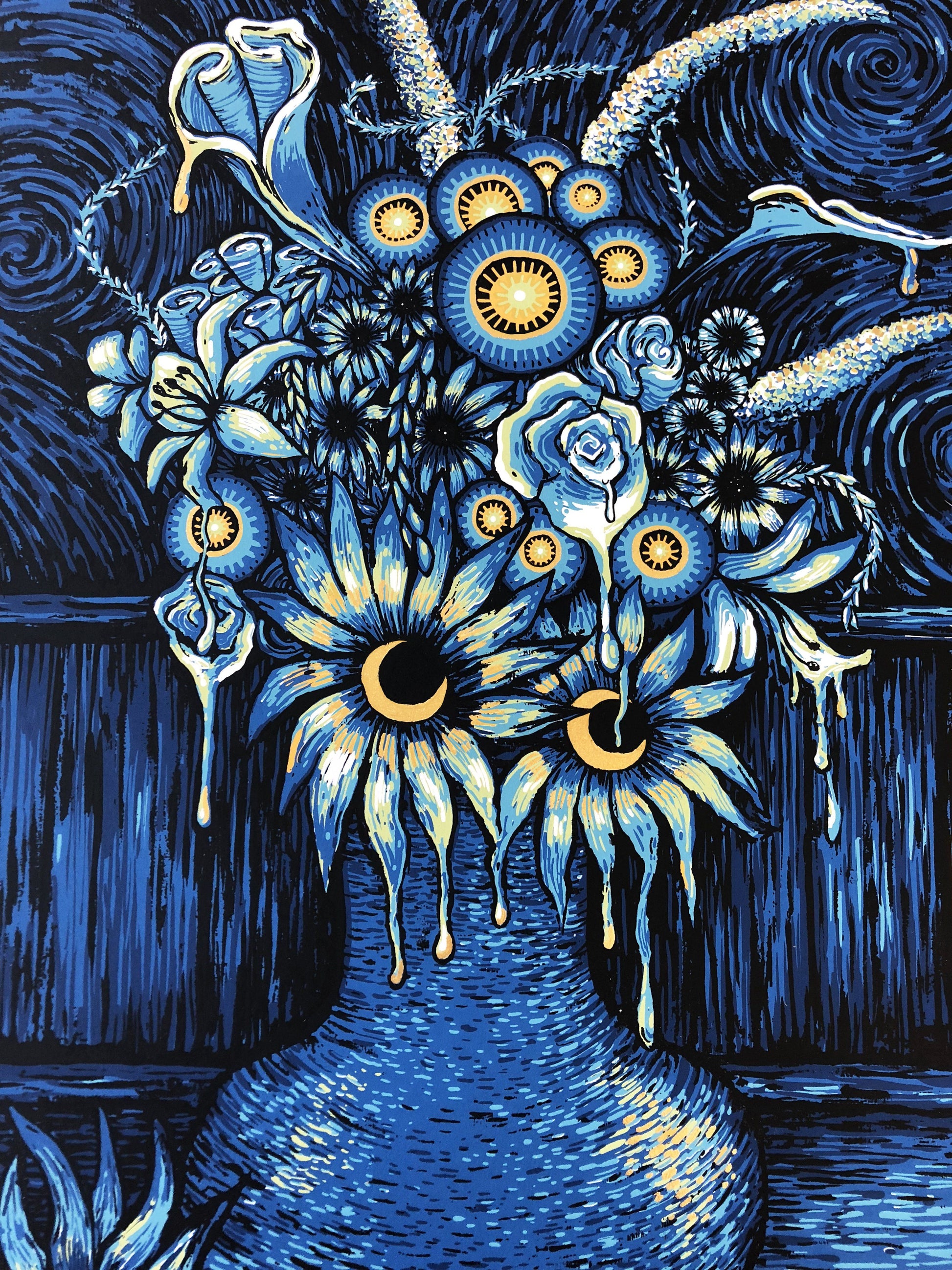 Moonflowers for Time Travelers (24K Gold Leaf Edition) James R. Eads