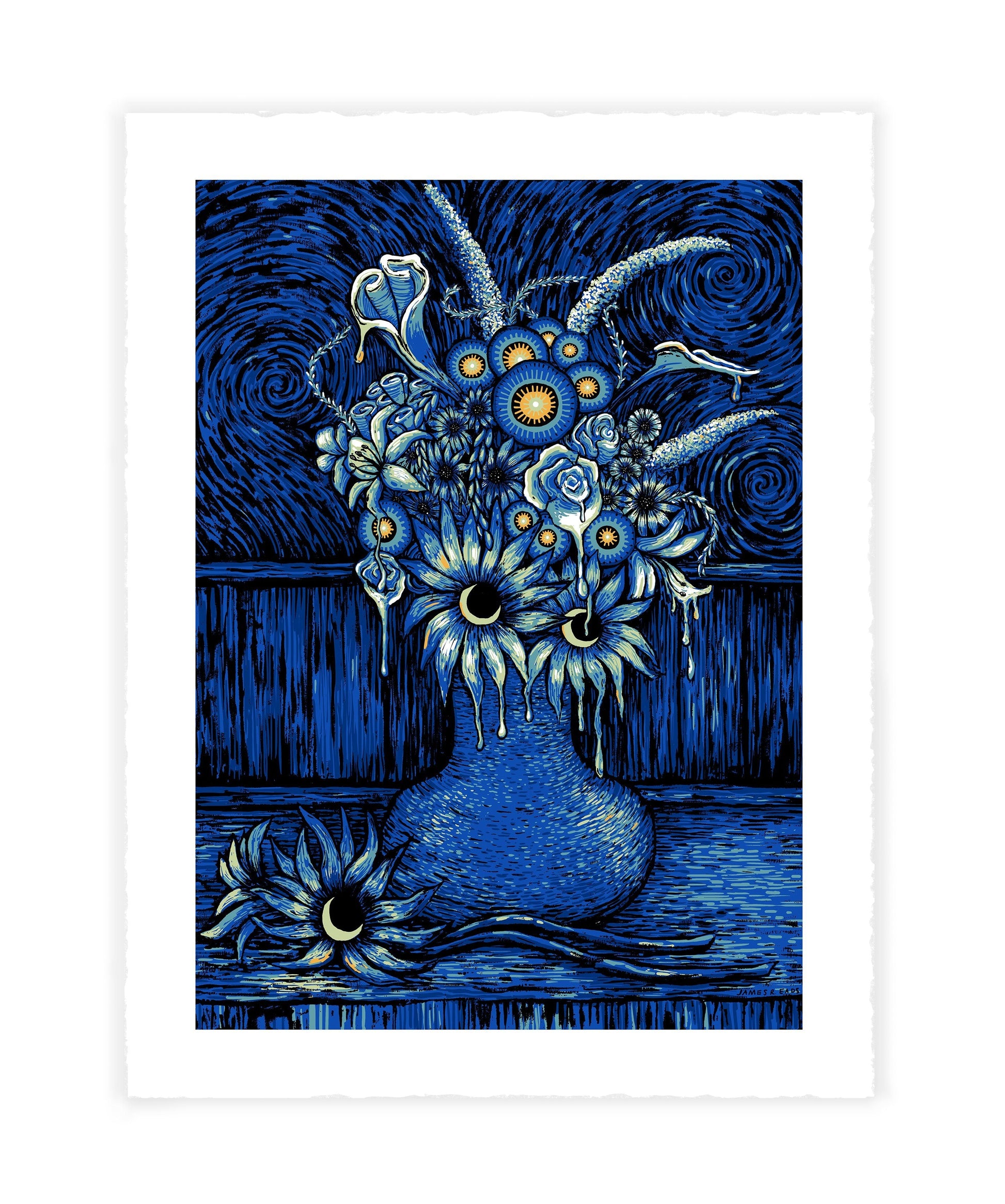 Moonflowers for Time Travelers (Limited Edition of 189) Print James R. Eads
