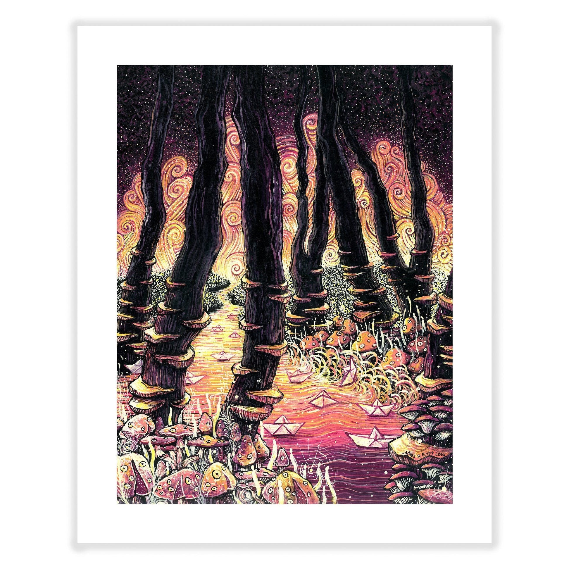 Mushroom Party (Limited Edition of 50) Print James R. Eads