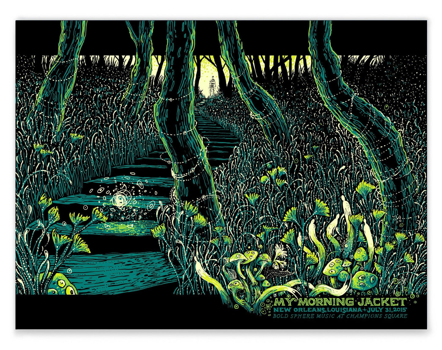 My Morning Jacket New Orleans, LA (AP Edition of 50) Print James R. Eads