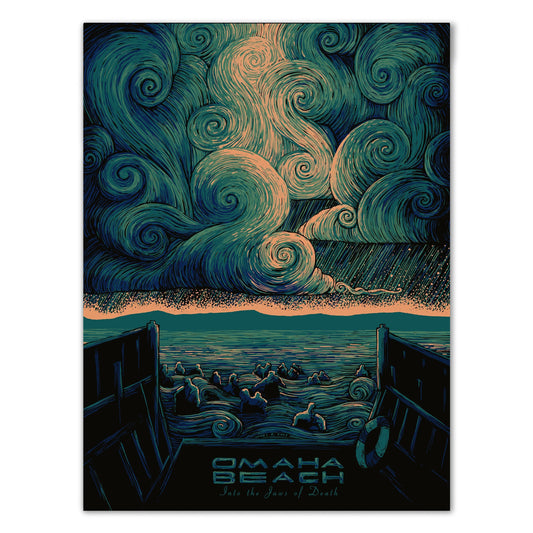 Omaha Beach (Artist Edition of 25) Print James R. Eads