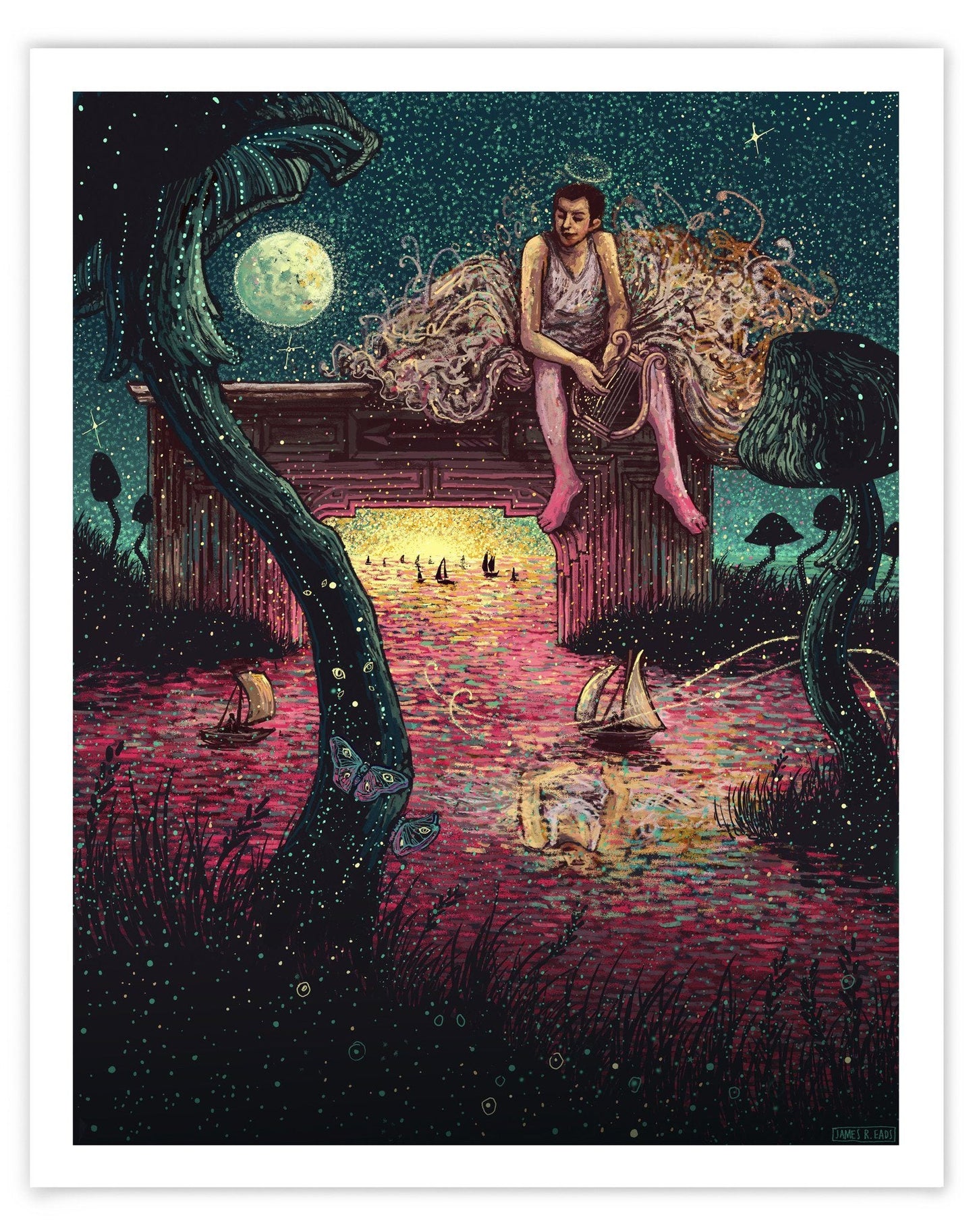 Orpheus in Love (Limited Edition of 60) Print James R. Eads