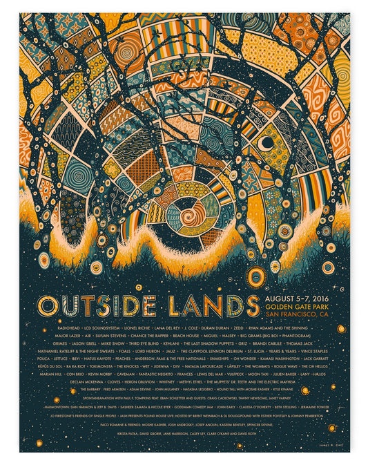 Outside Lands (AP Edition of 50) Print James R. Eads