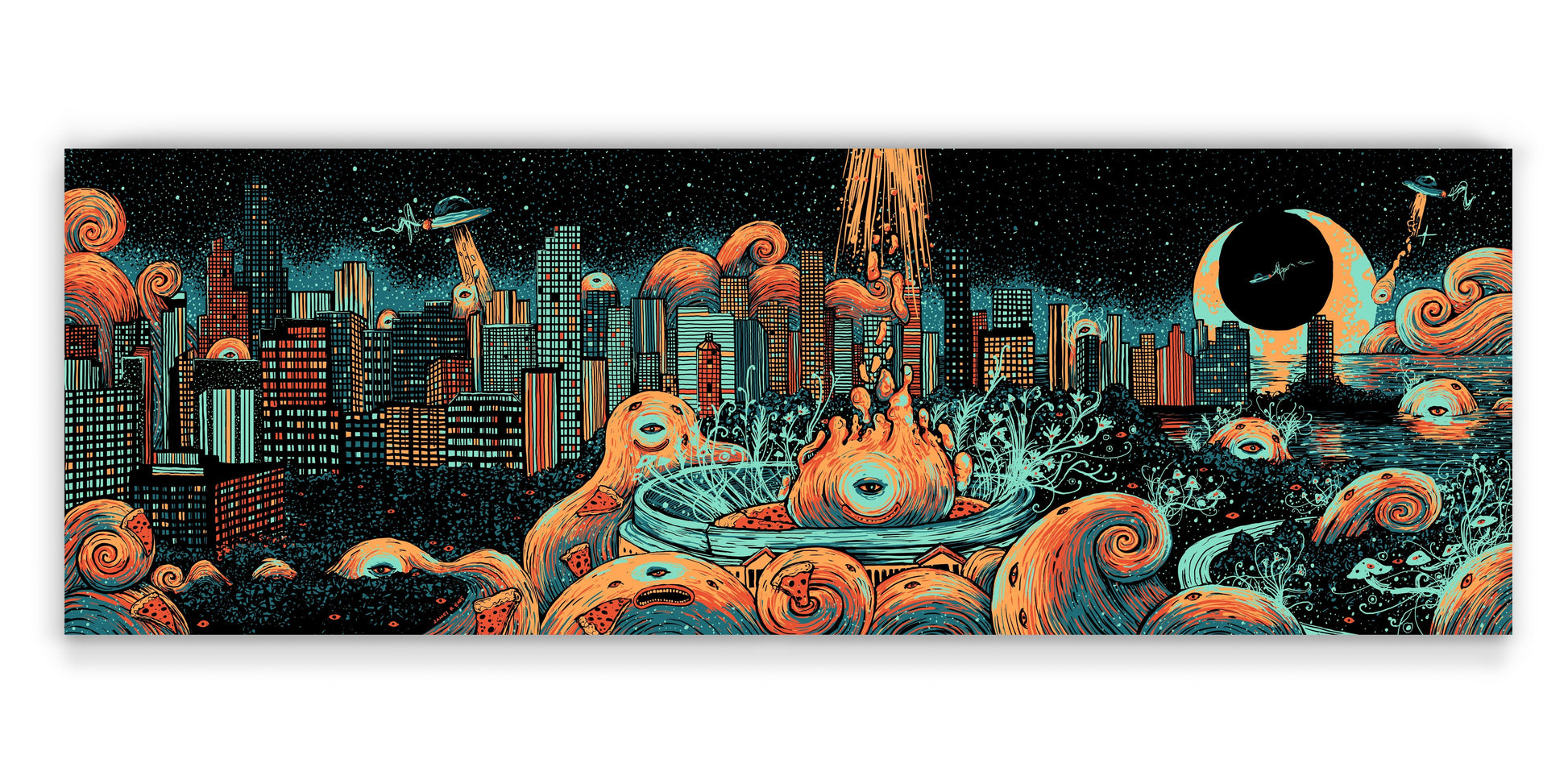 Pizza Party (AP Edition of 50) Print James R. Eads