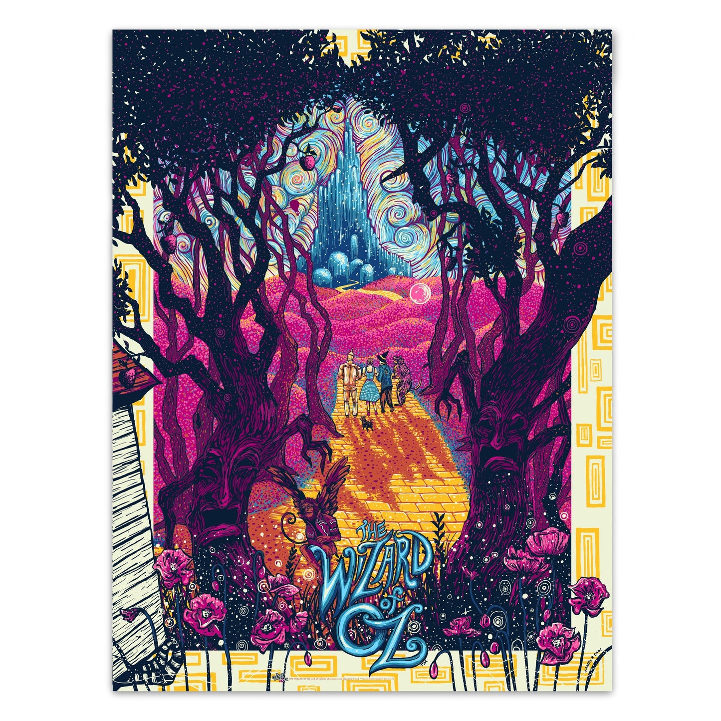 Poppies (Foil Variant AP Edition of 10) Print James R. Eads