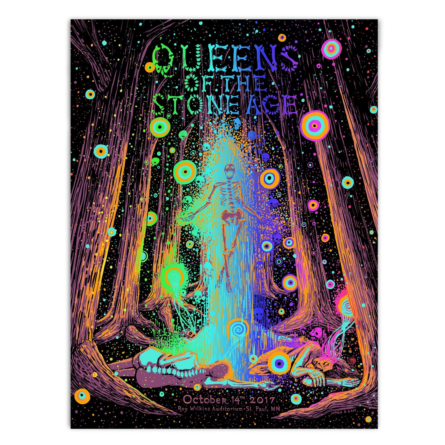 Queens of the Stone Age (Rainbow Foil AP Edition of 30) James R. Eads