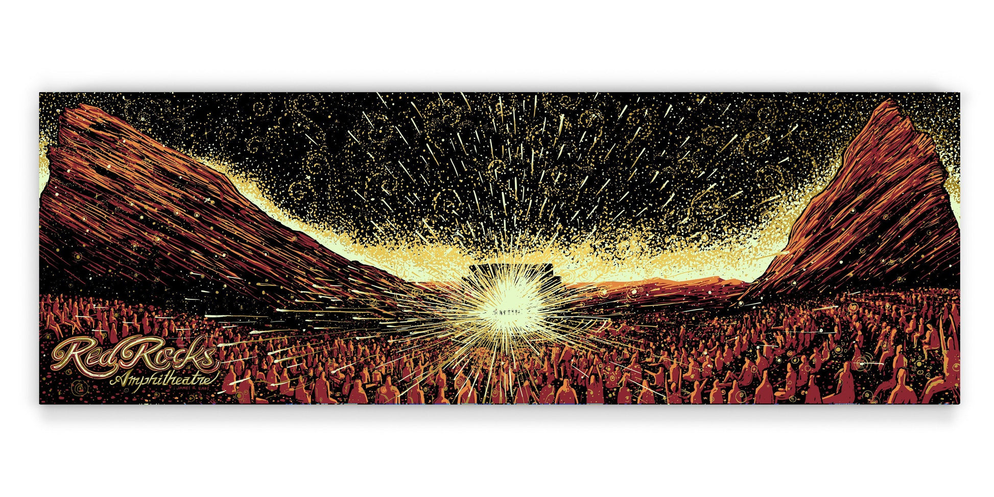 Red Rocks Gold Foil (Edition of 75) James R. Eads