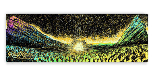 Red Rocks Rainbow Foil (Edition of 175) Print James R. Eads