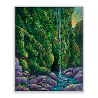 Secret Waterfall (Original) James R. Eads Shop 