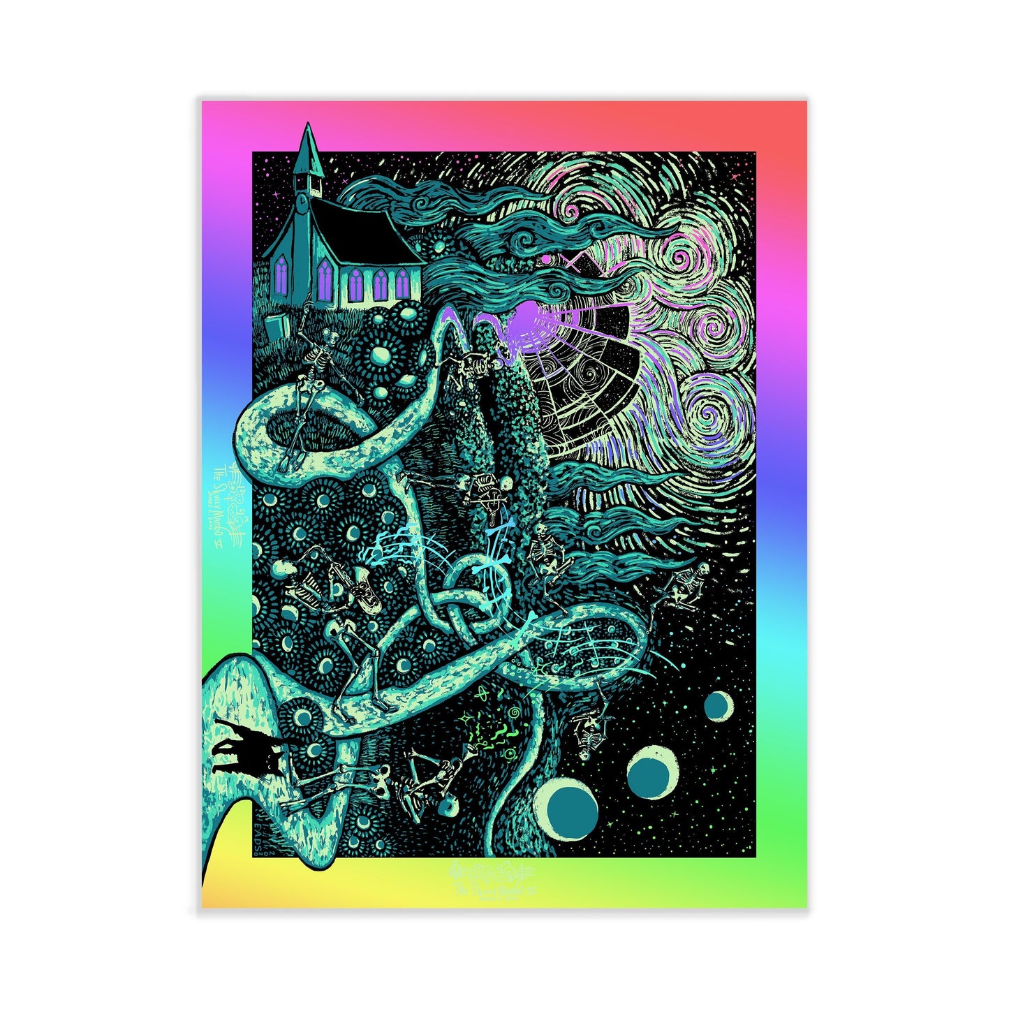 Skully Mambo 5 (Rainbow Foil Edition of 45) James R. Eads