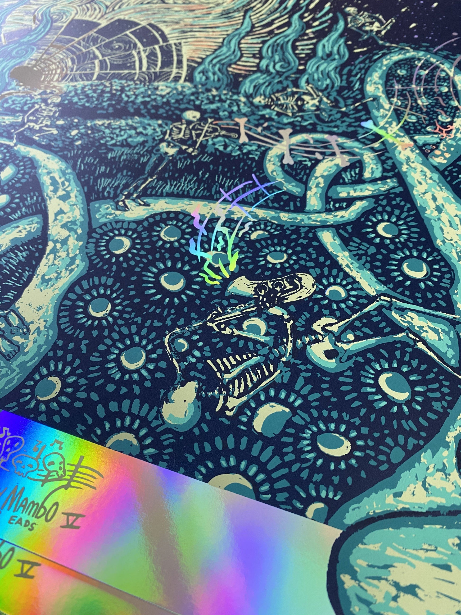 Skully Mambo 5 (Rainbow Foil Edition of 45) James R. Eads