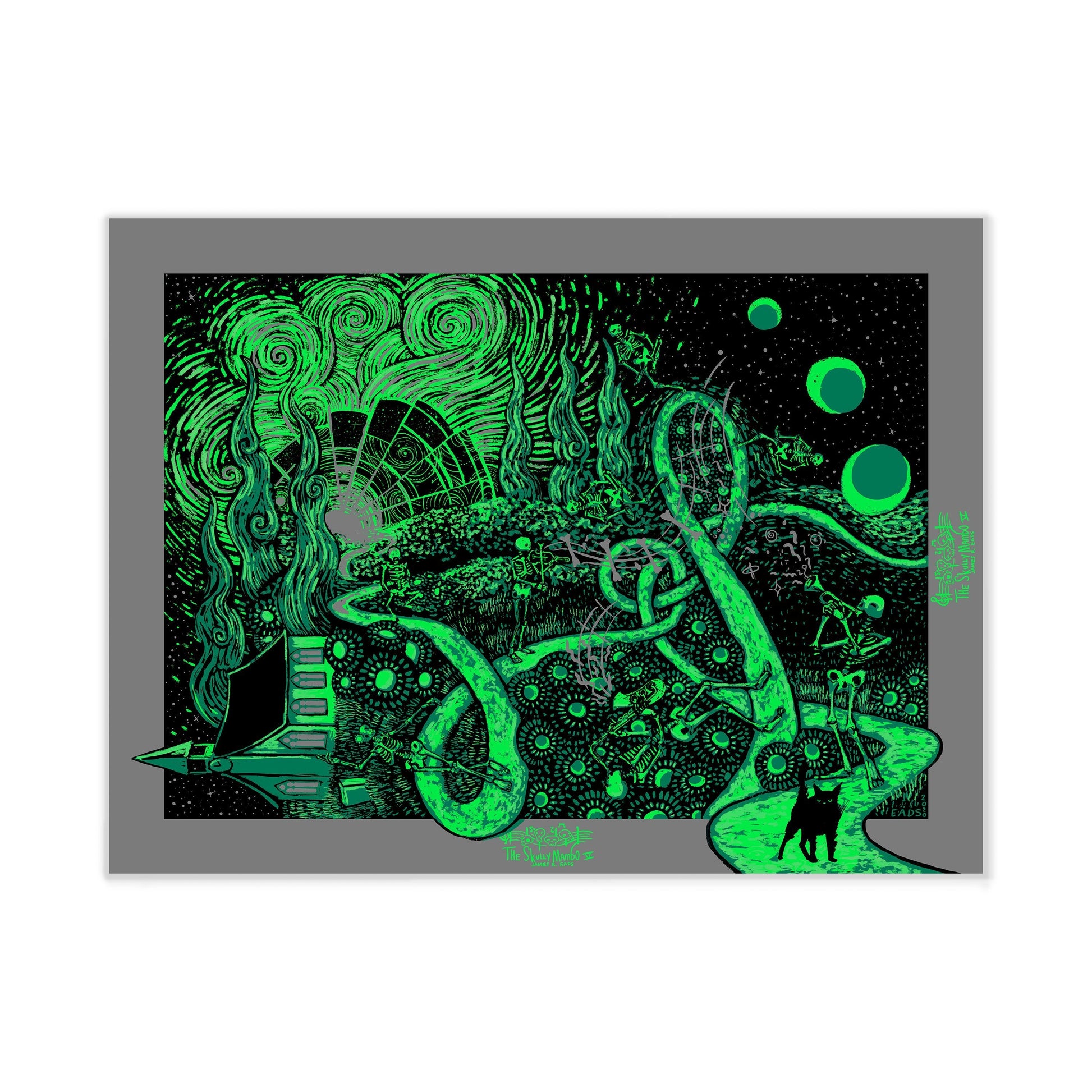 Skully Mambo 5 (Rainbow Foil Edition of 45) James R. Eads