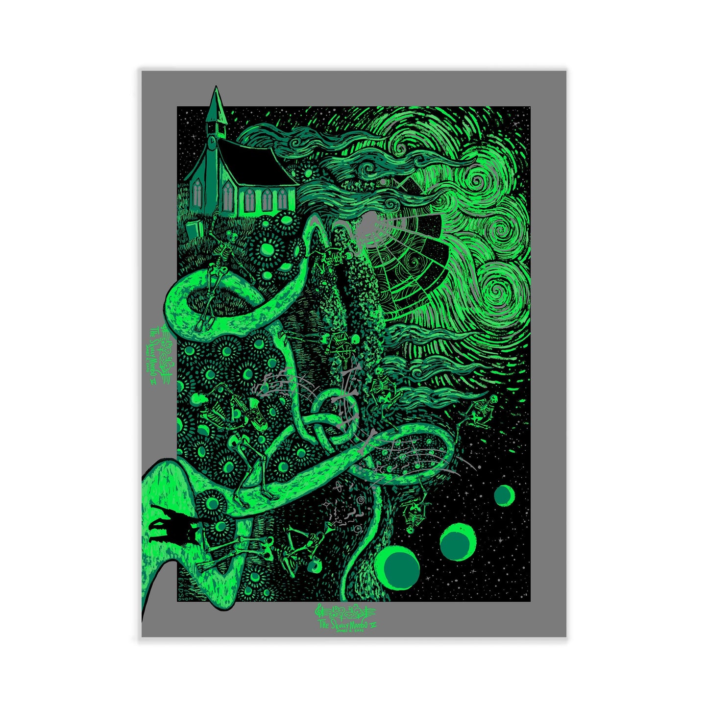 Skully Mambo 5 (Rainbow Foil Edition of 45) James R. Eads