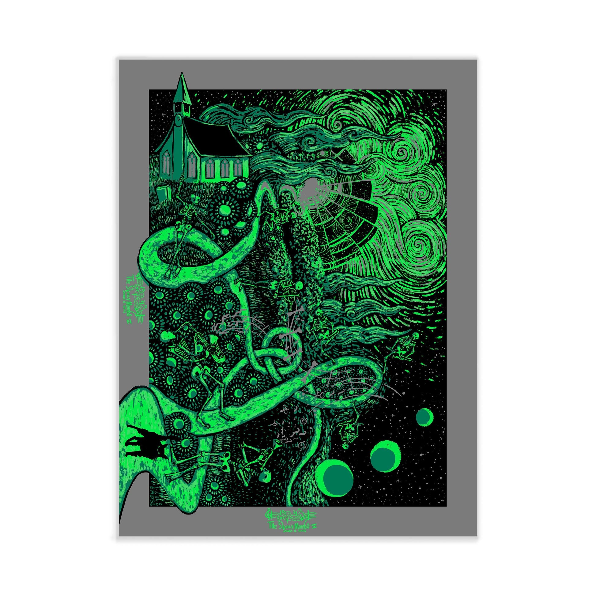 Skully Mambo 5 (Rainbow Foil Edition of 45) James R. Eads