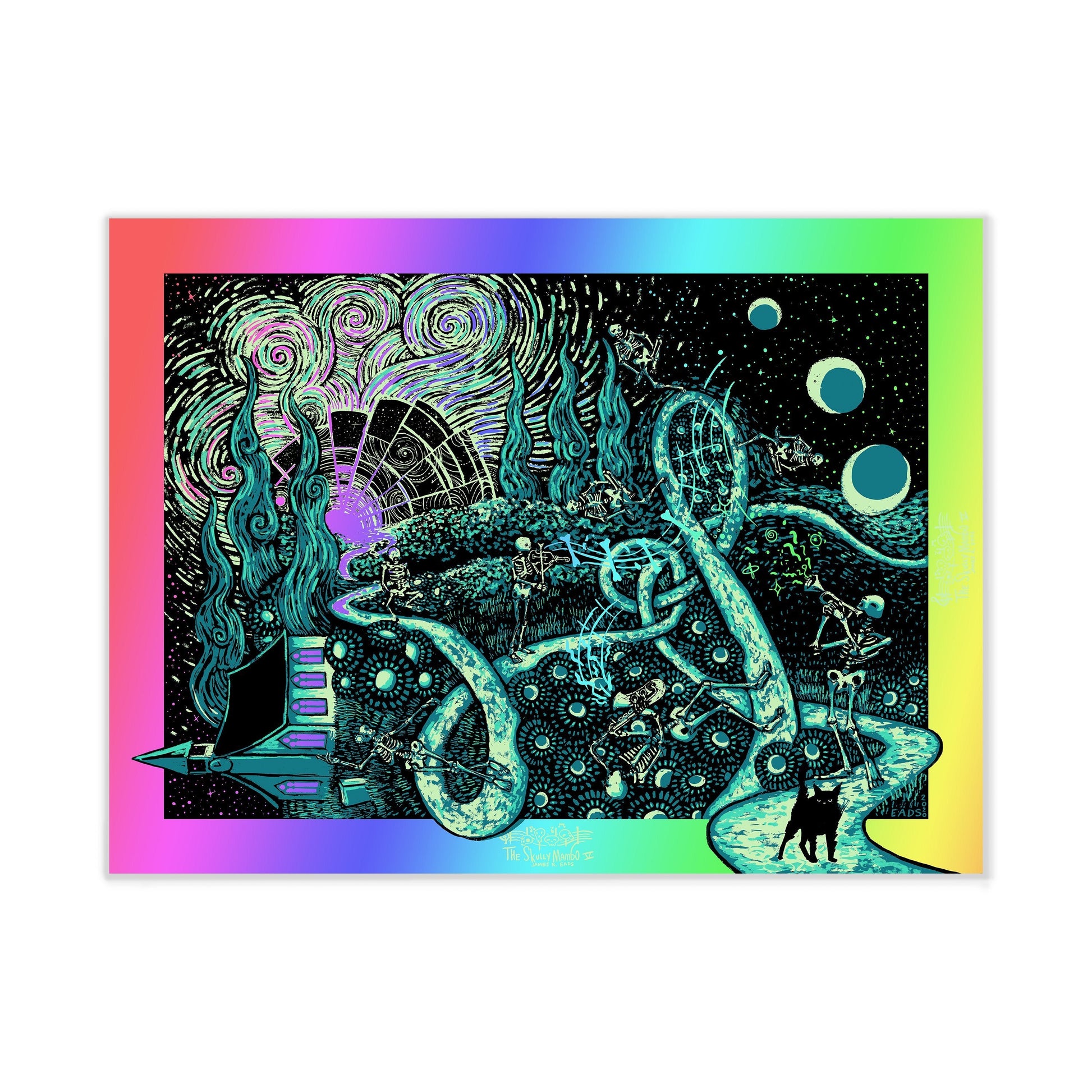 Skully Mambo 5 (Rainbow Foil Edition of 45) James R. Eads