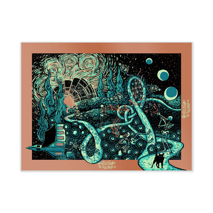 Skully Mambo 5 (Rose Gold Foil Edition of 15) Print James R. Eads