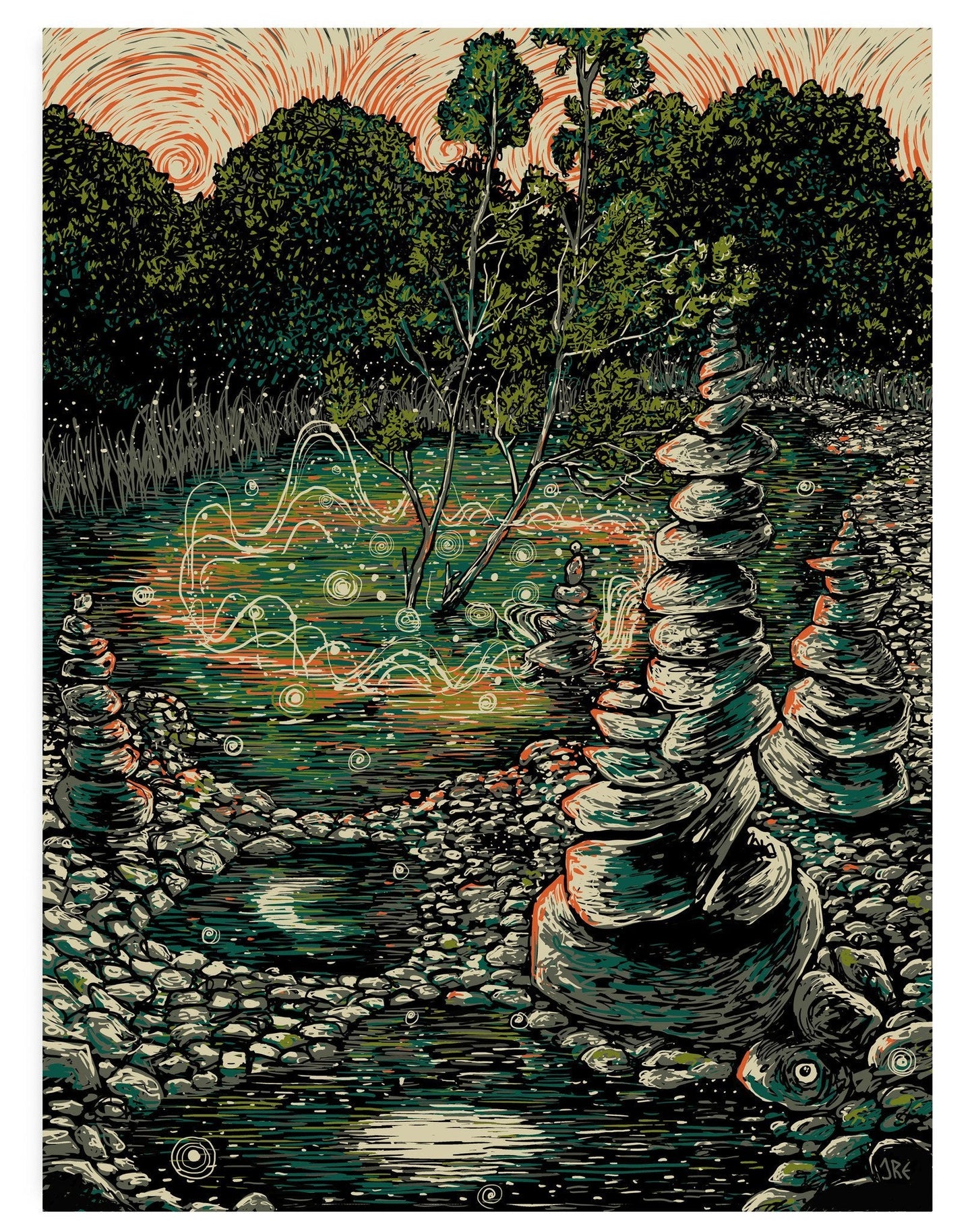 Spirit Stones (Limited Edition of 50) Print James R. Eads