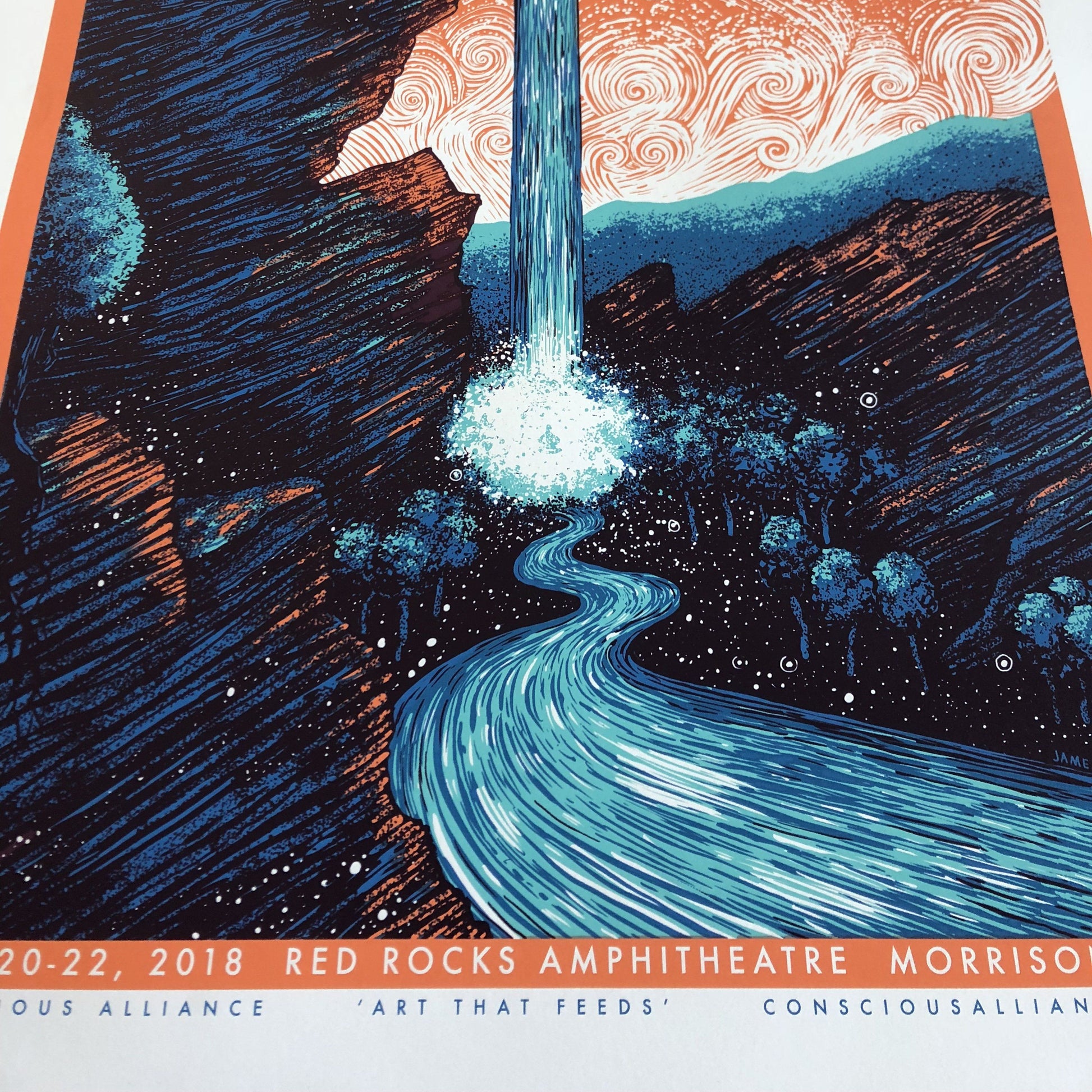 String Cheese Incident Red Rocks 2018 (AP Edition of 60) Print James R. Eads 