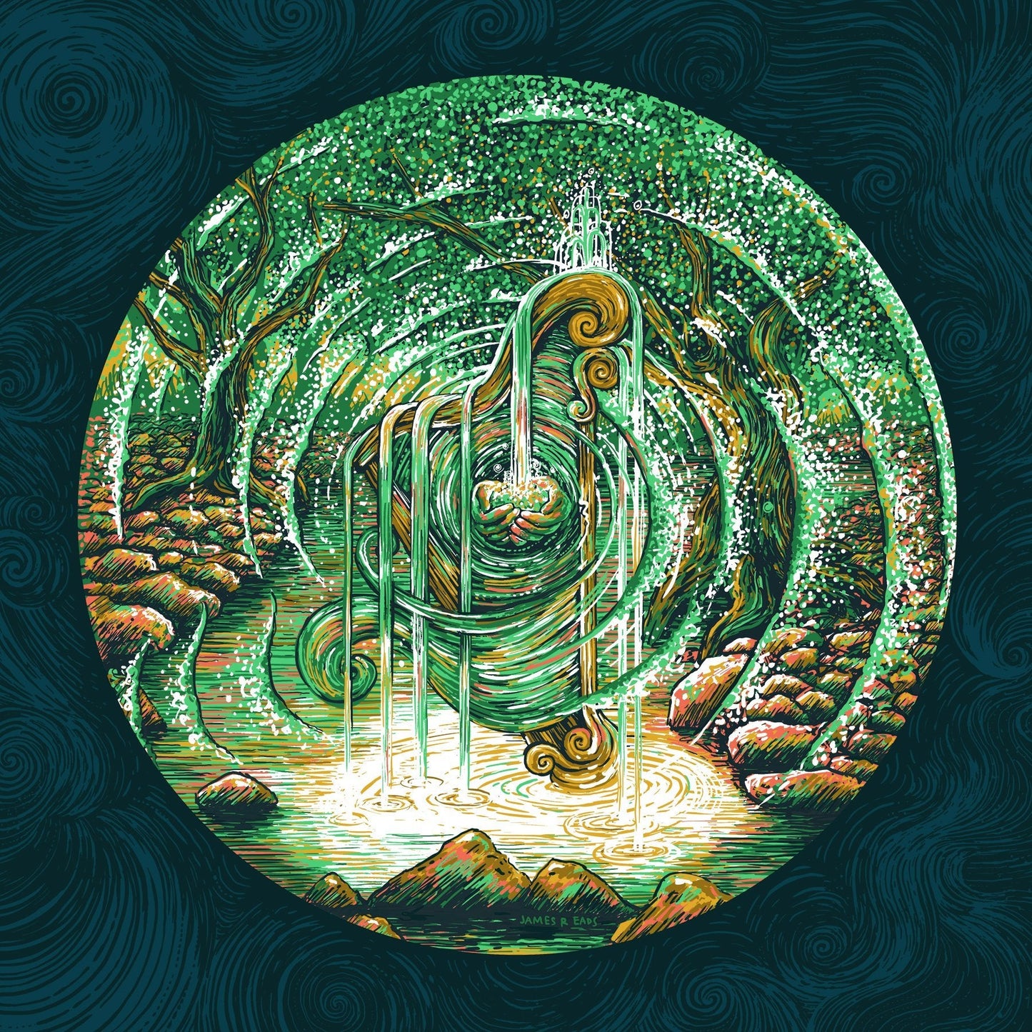 The Half-Dream Harp (Available at Posters 4 People) James R. Eads