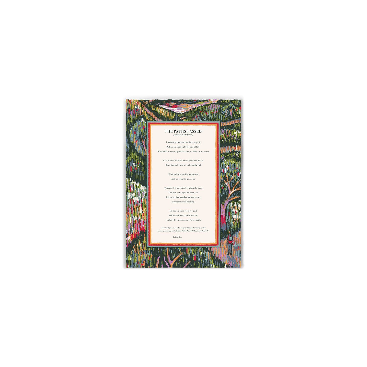 The Paths Passed (Wood Panel Edition of 12) James R. Eads