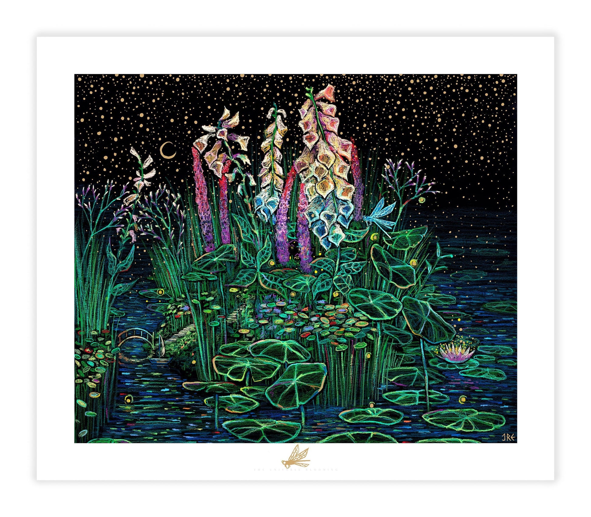 The Universe Blooming (Gold Leaf Edition of 33) James R. Eads