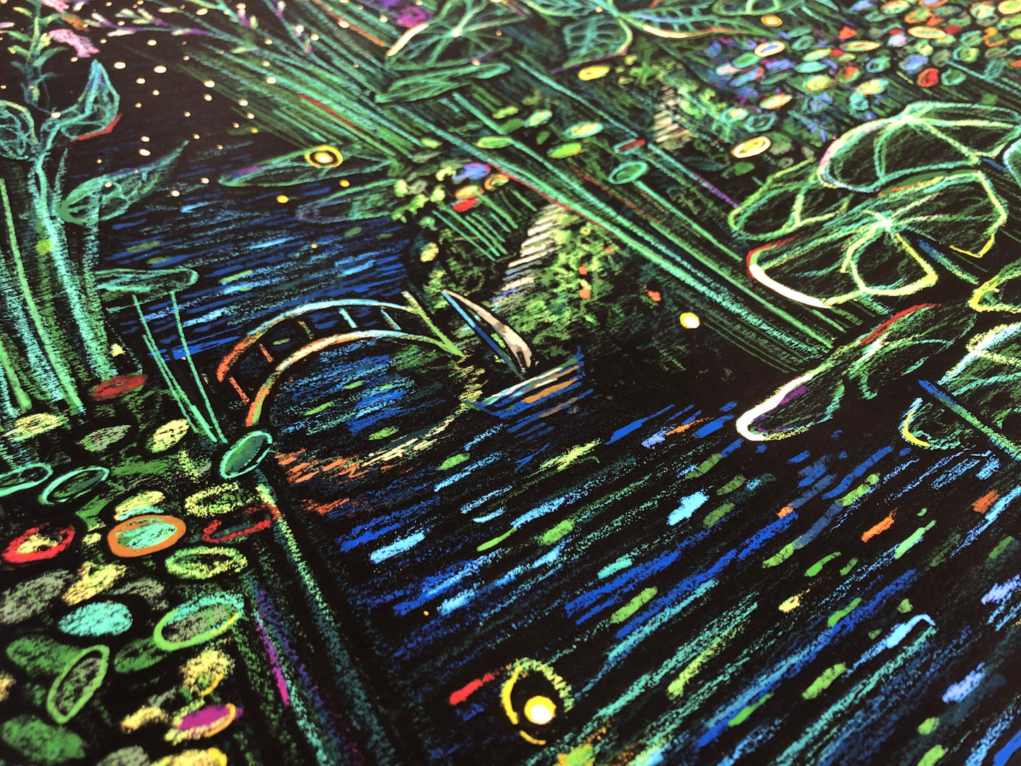 The Universe Blooming (Silverleaf Edition of 170) Print James R. Eads