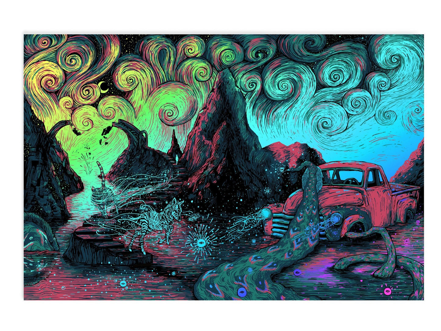 The Unraveling (Foil edition of 25) Print James R. Eads