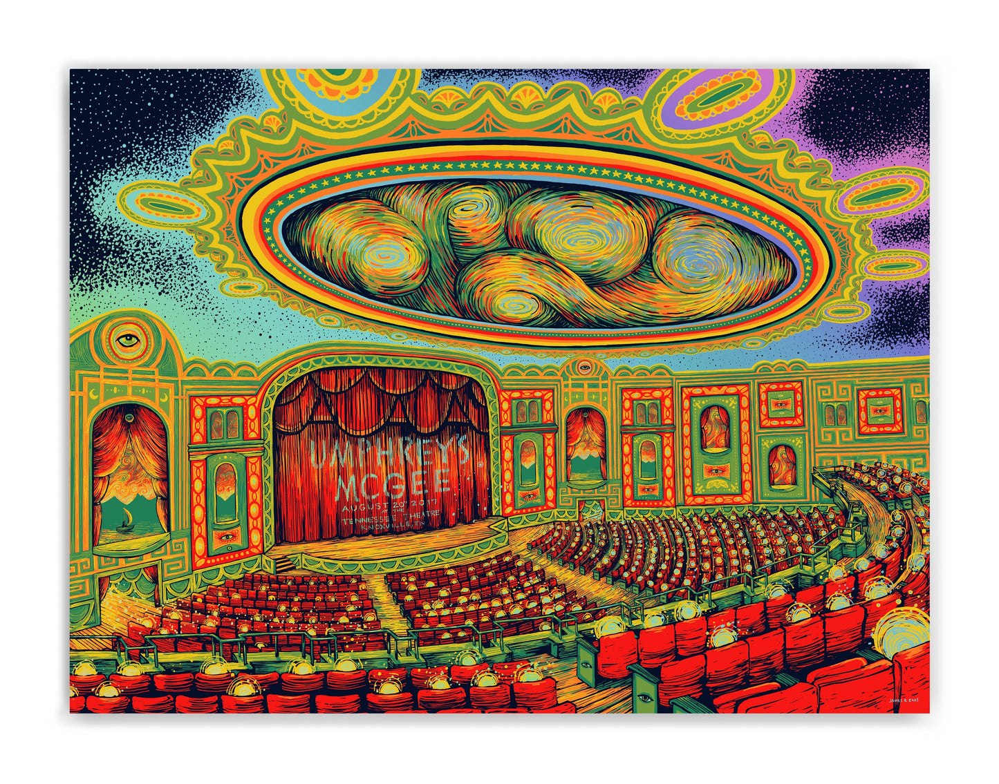 Umphrey's McGee Knoxville (AP Foil Edition of 10) James R. Eads